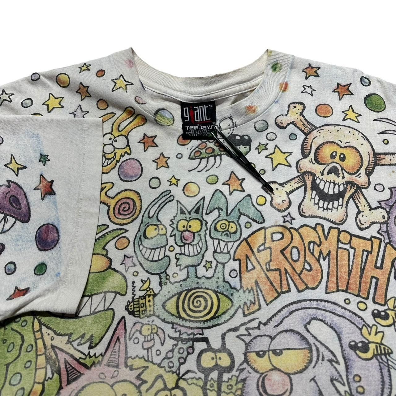 Aerosmith × Liquid Blue × Vintage Vintage Joey Mars Aerosmith AOP T-Shirt Size US XL / EU 56 / 4 - 3 Thumbnail