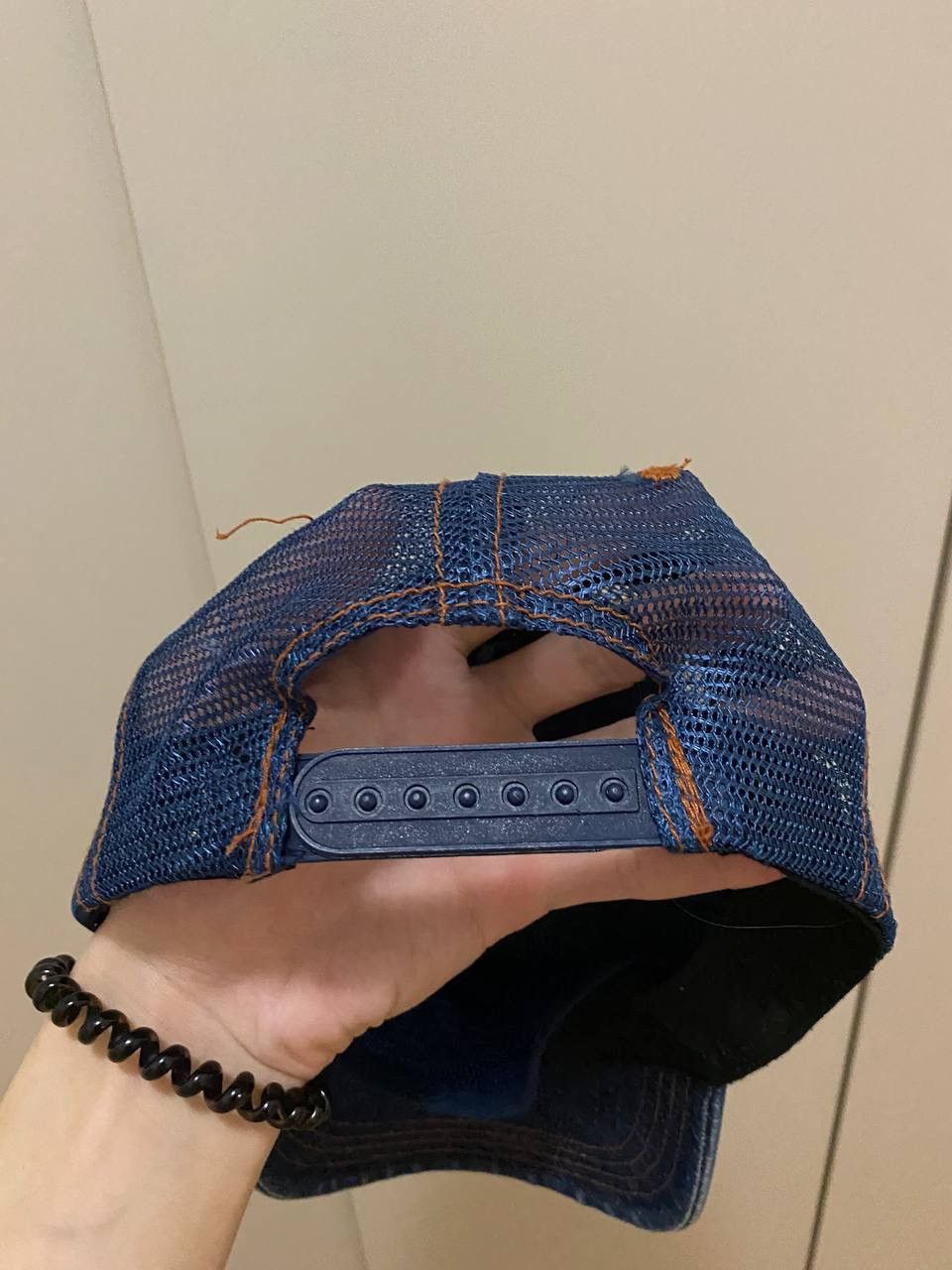 Japanese Brand × Vintage × Von Dutch Von Dutch custommade originalg rhinestones cap Size ONE SIZE - 4 Thumbnail