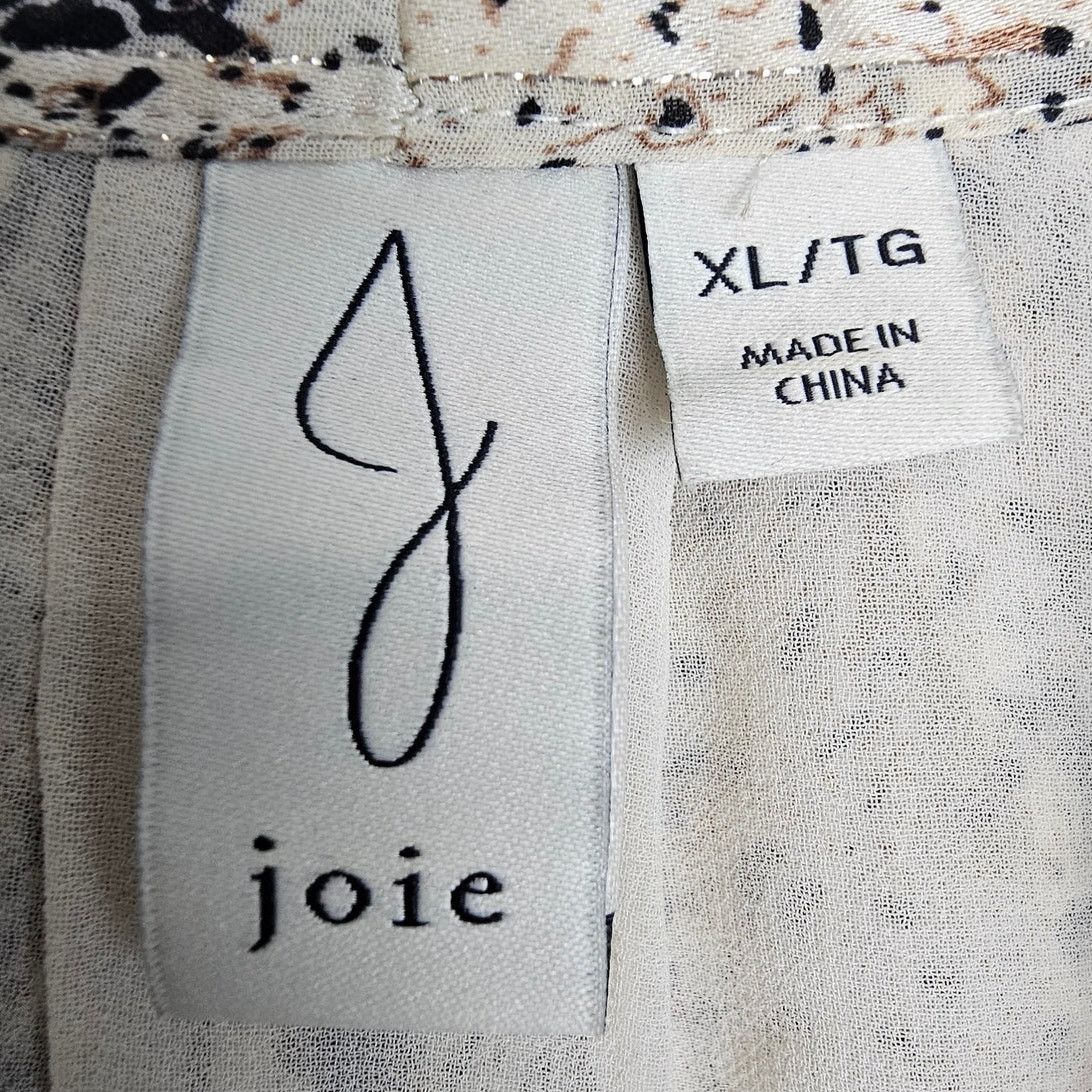 Joie Joie Womens Snake Print Blouse XL Mob Wife Office Siren Size XL / US 12-14 / IT 48-50 - 7 Thumbnail