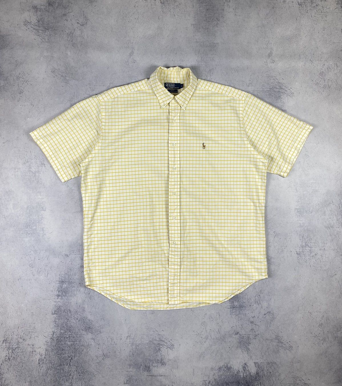 Polo Ralph Lauren Polo Ralph Lauren Checkered Button Up Short Sleeve Shirt Size US L / EU 52-54 / 3 - 2 Thumbnail