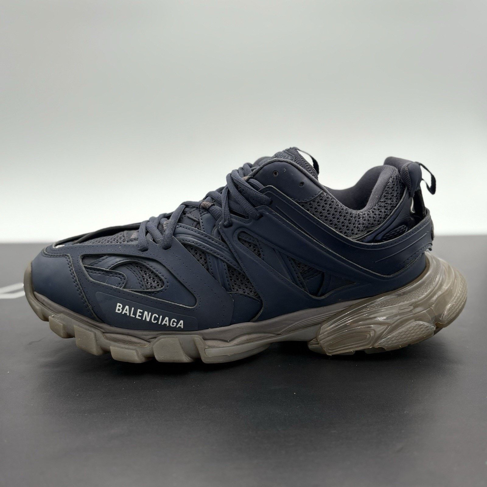 Balenciaga Balenciaga Track Sneaker ' Navy ' | GOOD CONDITION! Size US 11 / EU 44 - 8 Thumbnail