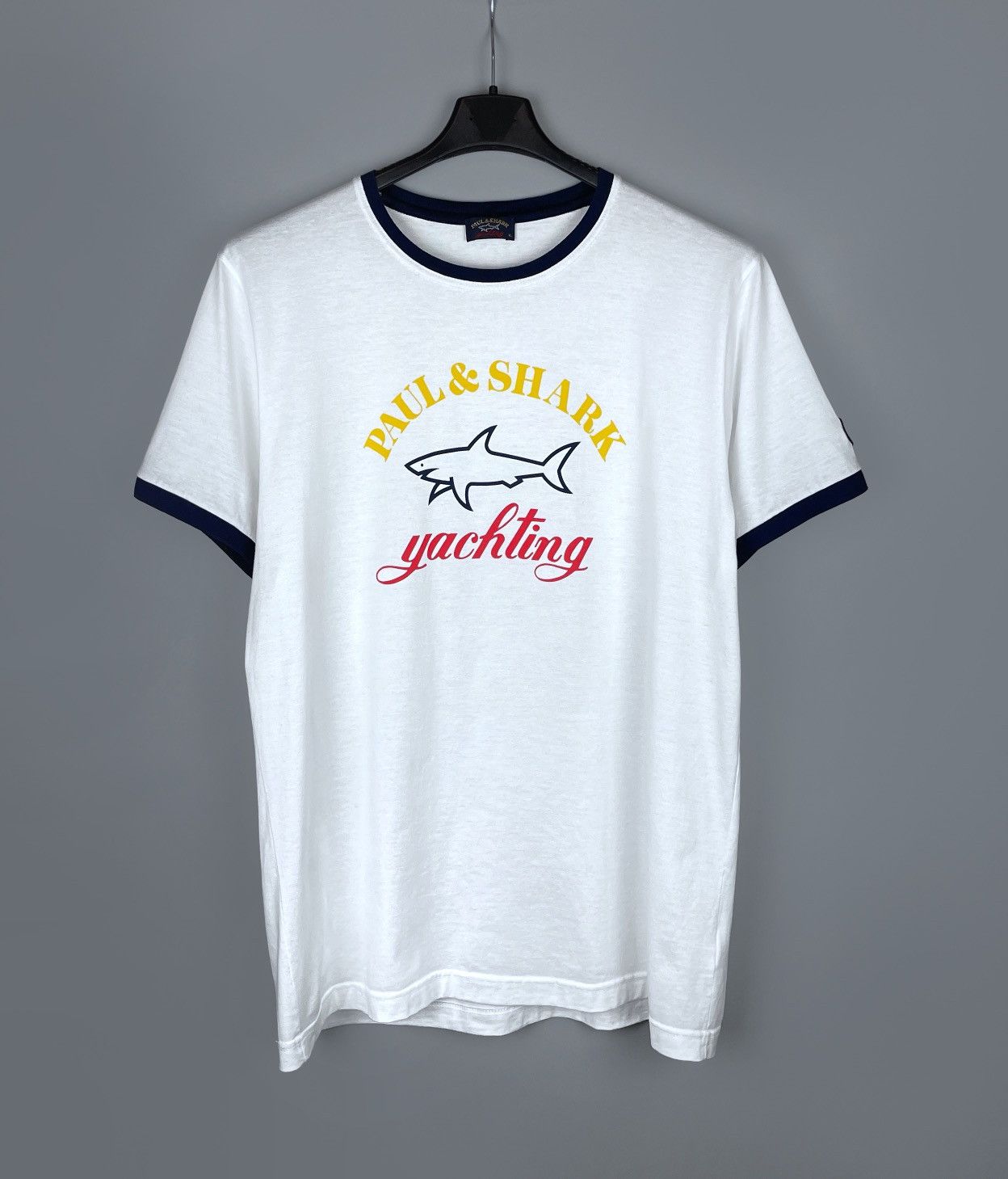 Tシャツ・カットソー PAUL  SHARK Men T Shirts C0P1239 10E WHITE Paul & Shark PAUL & SHARK Men T-Shirts C0P1239 10E WHITE
