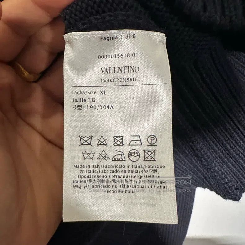 Valentino Valentino Color-blocked alphabet jacquard crewneck long-sl Size L / US 10 / IT 46 - 4 Thumbnail
