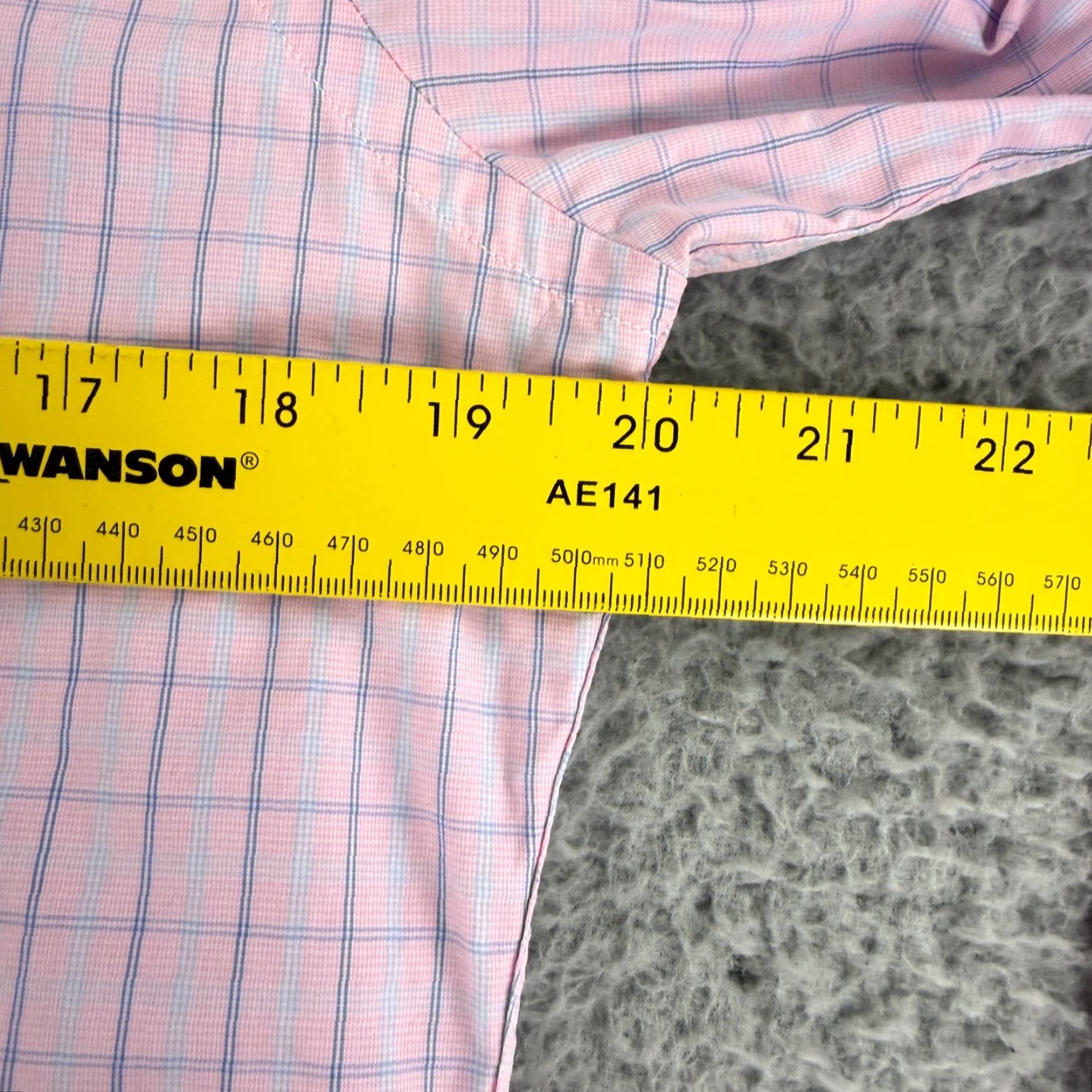 Pinko Gitman Bros. Button-Up Shirt Mens Medium Pink Plaid Long Sleeve VTG USA Made Size US M / EU 48-50 / 2 - 6 Thumbnail