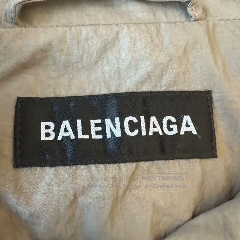 Balenciaga Balenciaga Beige Print Colorblock Windbreaker Jacket Size US S / EU 44-46 / 1 - 4 Thumbnail
