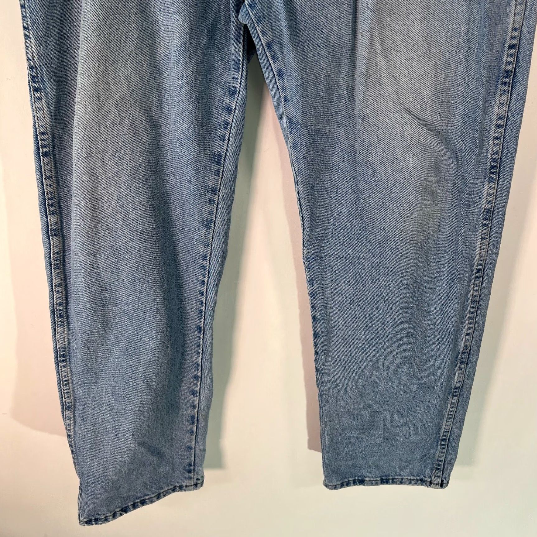 Denime Rustler Mens Jeans Flat Front Mid Rise Straight Leg Casual Blue Denim Size 38X30 Size US 38 / EU 54 - 5 Thumbnail