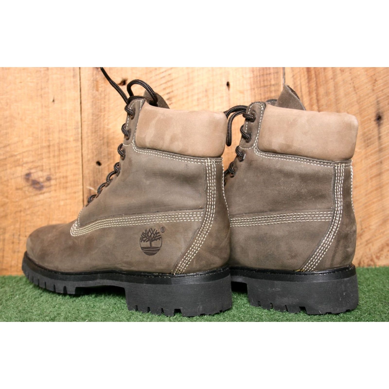 Timberland VINTAGE Timberland Dark Olive Nubuck 6" Premium Boots Men's 7.5 M Made in USA Shoes/Boots (Chukka) Mens Size US 8 / EU 41 - 3 Thumbnail