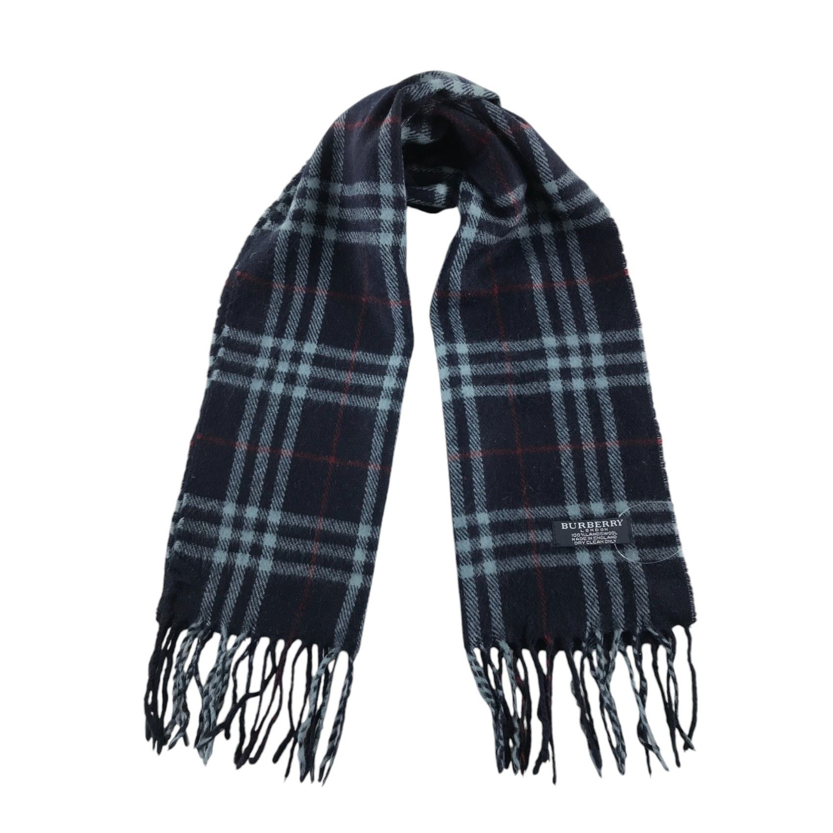 Burberry × Vintage Burberry Scarf / Muffler / Neckwear - WW3088 Size ONE SIZE - 1 Thumbnail