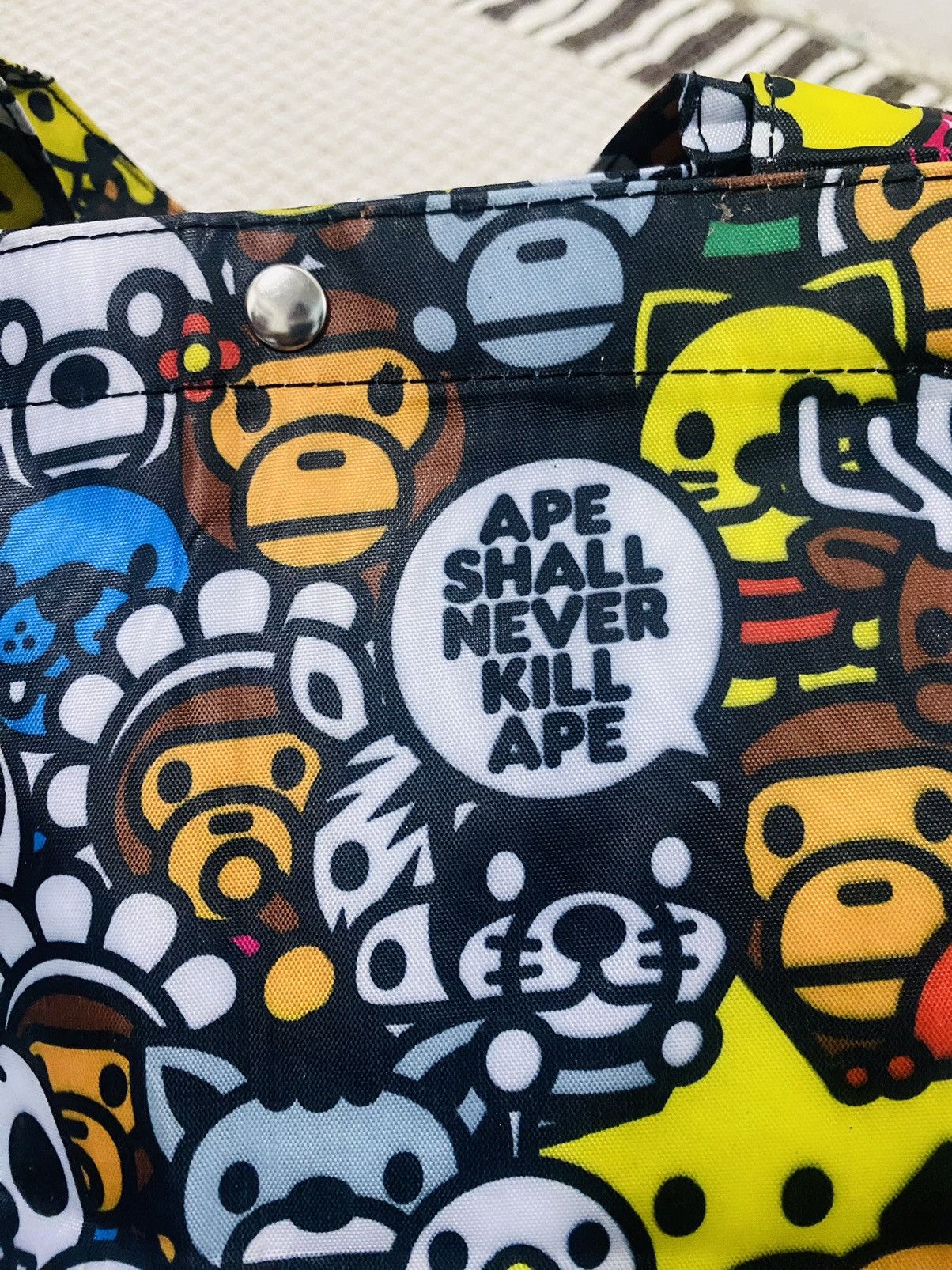Bape A08 🇯🇵 Baby Milo by A Bathing Ape Magazine Tote Bag Size ONE SIZE - 14 Thumbnail