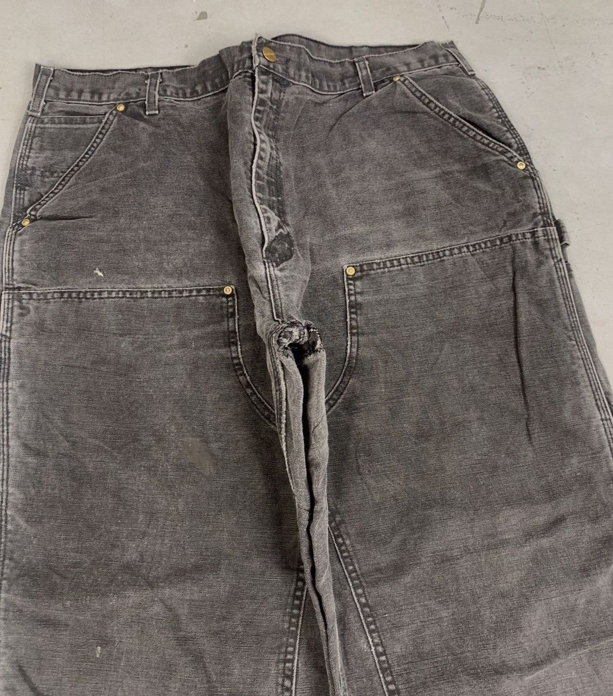 Carhartt Vintage carhartt b01 blk double knee denim Size US 40 / EU 56 - 3 Thumbnail