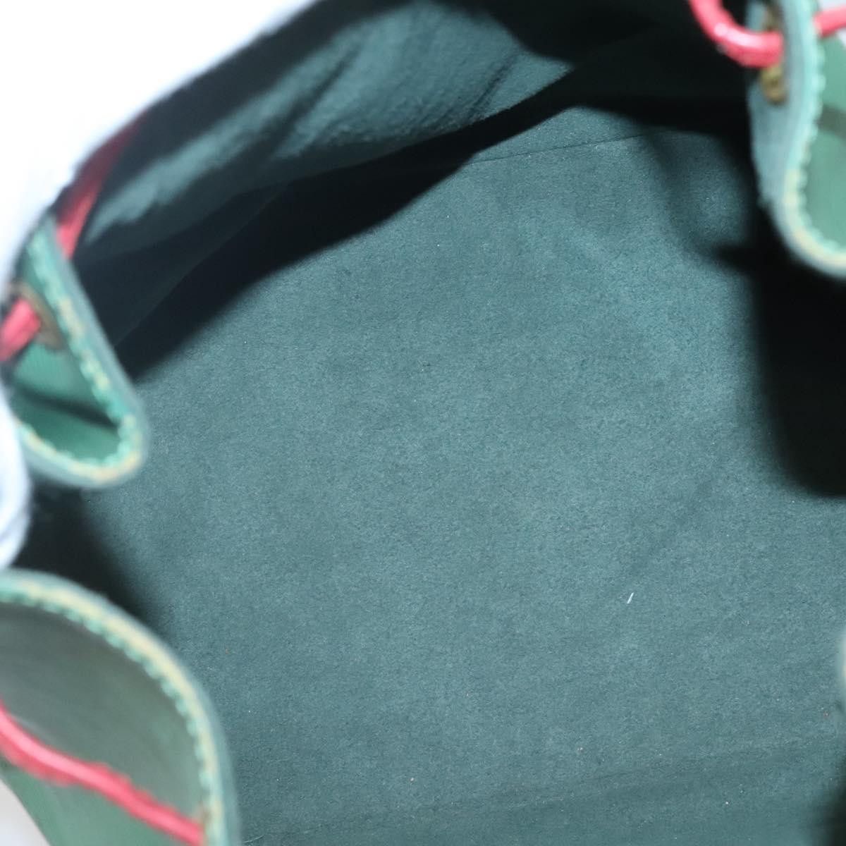 Louis Vuitton LOUIS VUITTON Epi Petit Noe Shoulder Bag Bicolor Green Red Size ONE SIZE - 11 Thumbnail
