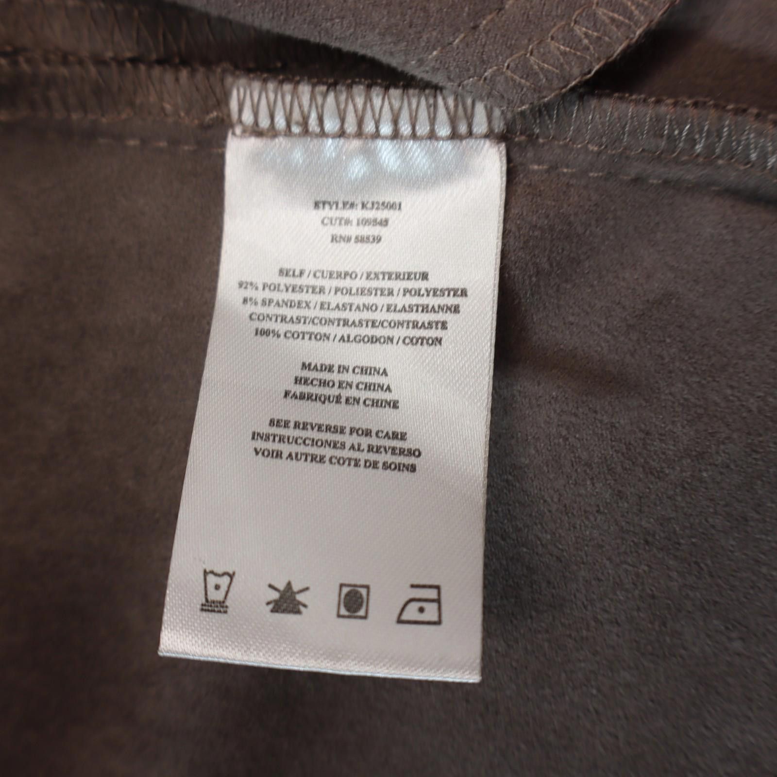 Other KUT Brown Tayanita Faux Suede Jacket OpenFront Draped Medium Size M / US 6-8 / IT 42-44 - 7 Thumbnail