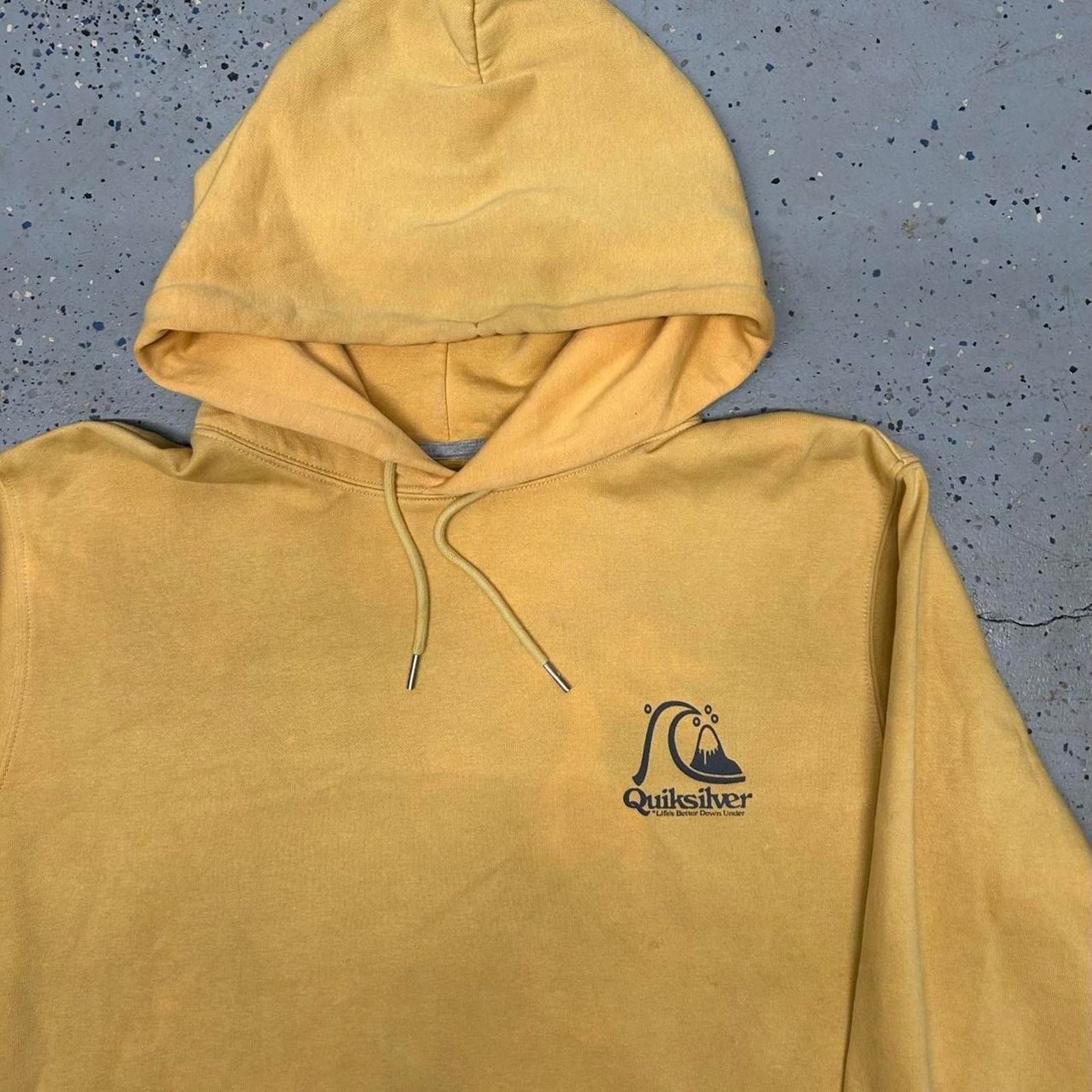 Quiksilver Yellow Quiksilver surf hoodie Size US XL / EU 56 / 4 - 2 Thumbnail