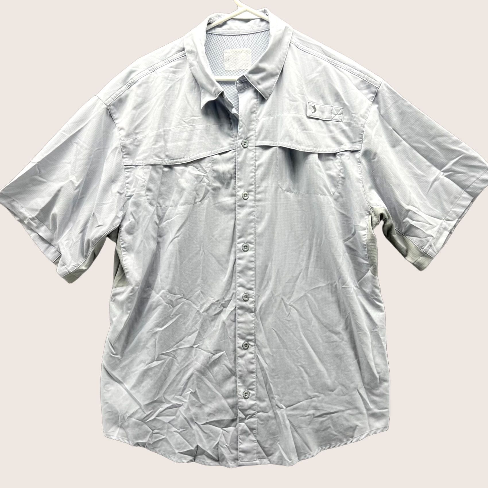 Vintage VINTAGE Reel Legends Shirt Mens L Grey Button Down Preppy Fishing Mariner ll Vented Size US L / EU 52-54 / 3 - 1 Thumbnail
