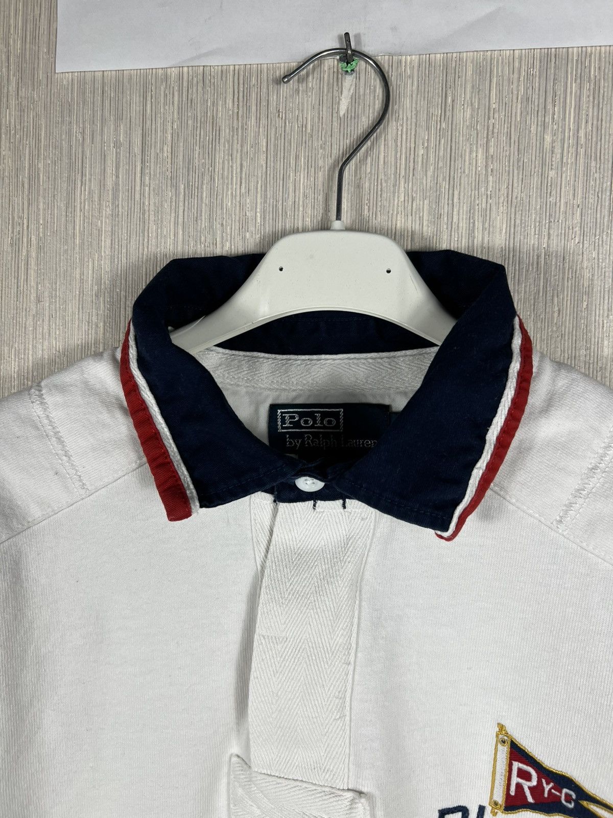 Polo Ralph Lauren Vintage 90s Polo by Ralph Lauren yachting polo long sleeve Size US L / EU 52-54 / 3 - 10 Thumbnail