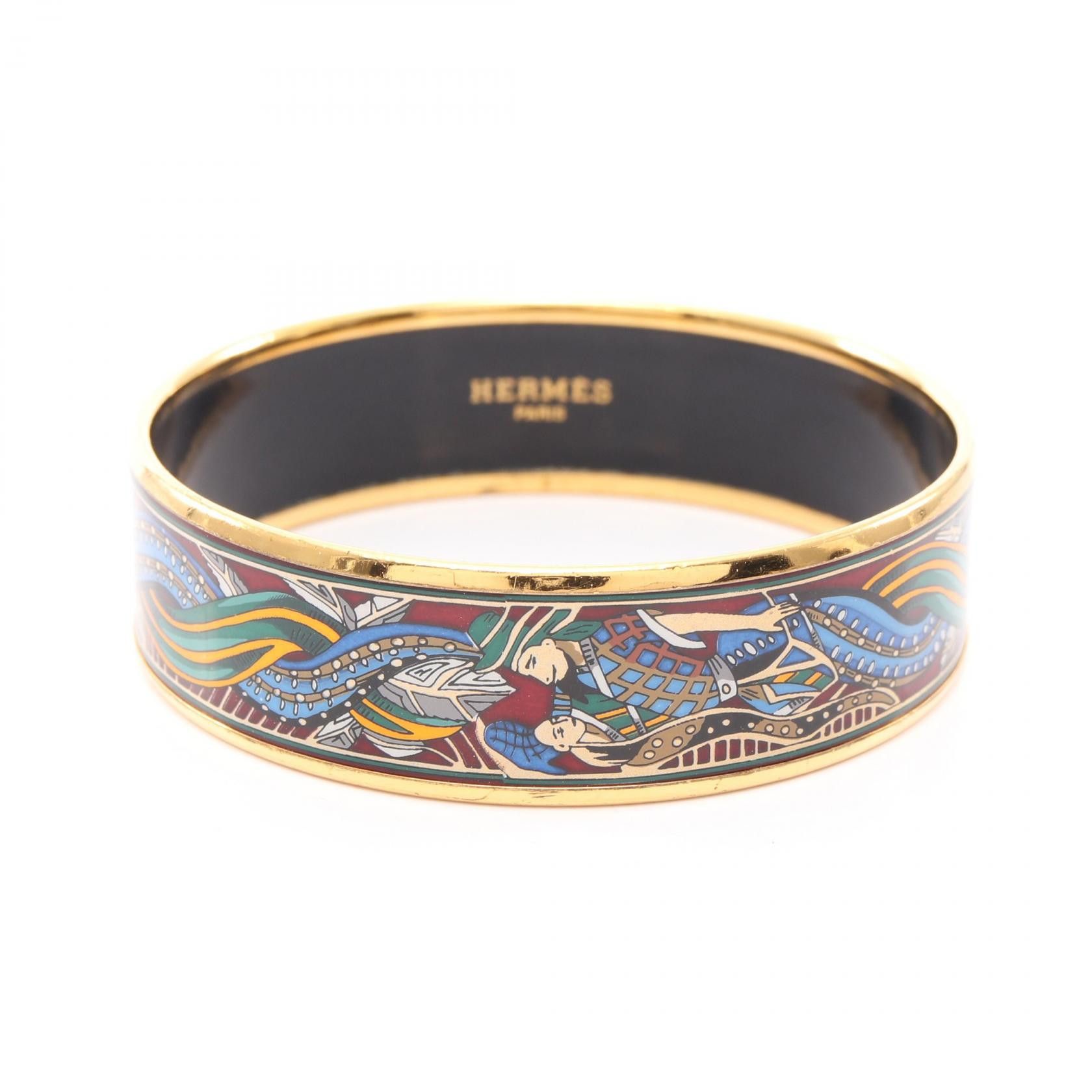 Hermes Hermes Hermes Email GM Bangle Metal Bangle DUTY FREE for USA Size ONE SIZE - 1 Thumbnail