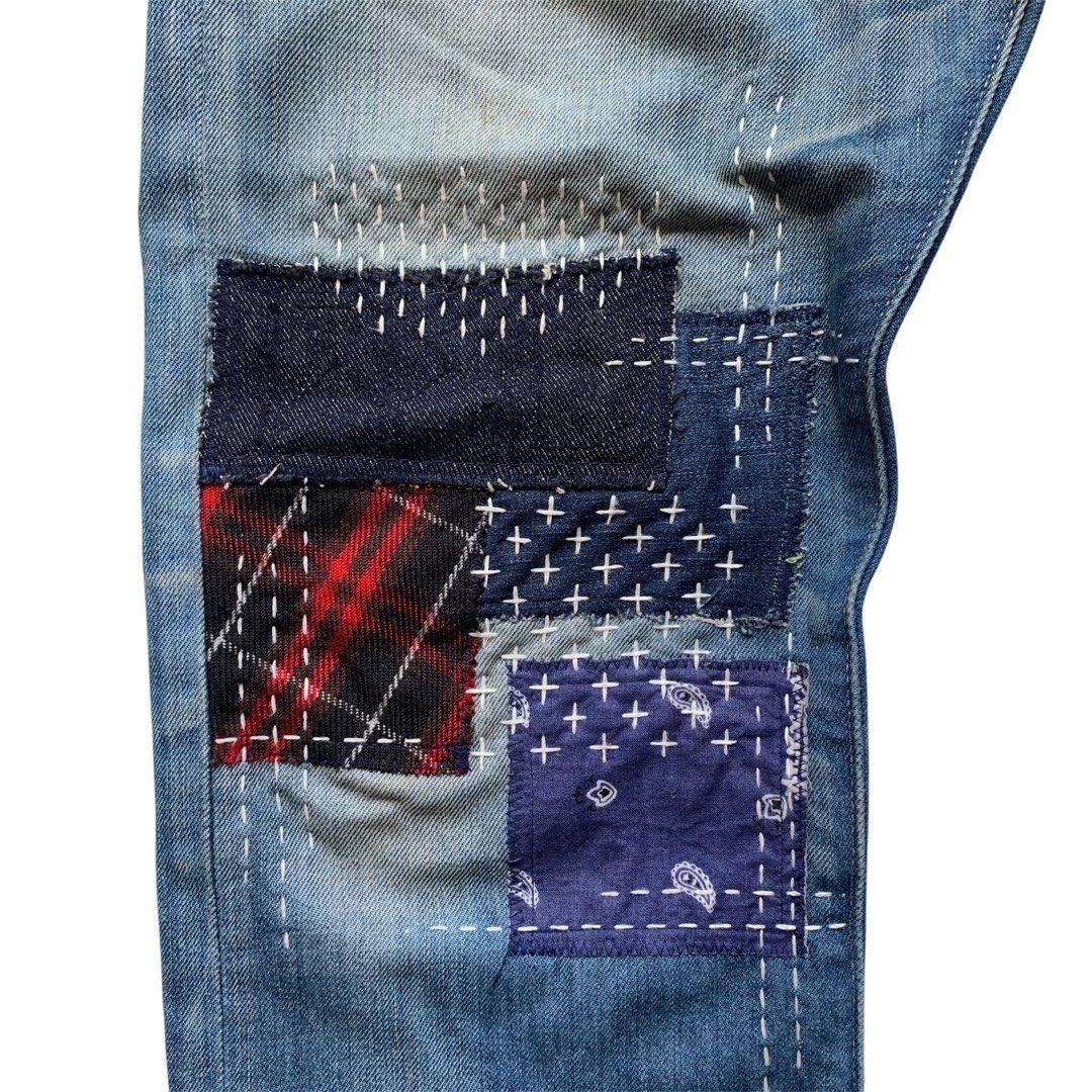 Levi's × Levi's Vintage Clothing × Vintage Levis 501 Resize reworked sashiko Size US 31 - 5 Thumbnail