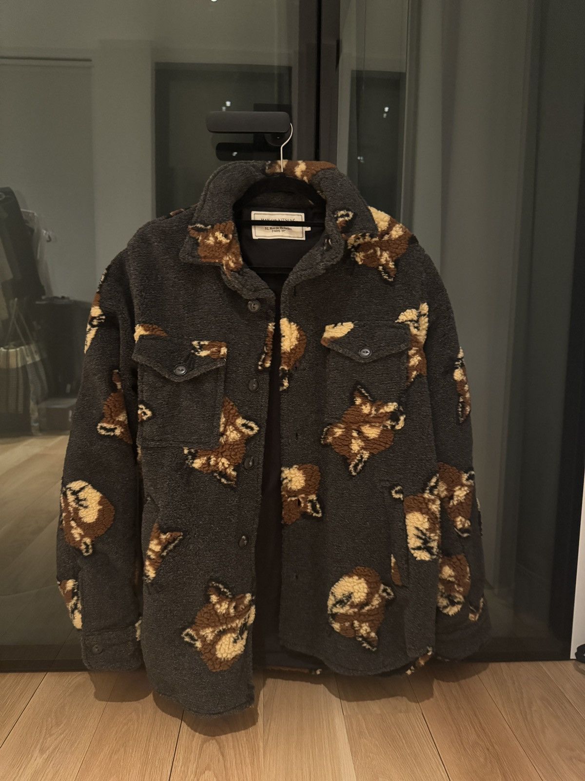 Maison Kitsune MAISON KITSUNÉ fleece boa jacket Size US L / EU 52-54 / 3 - 2 Thumbnail