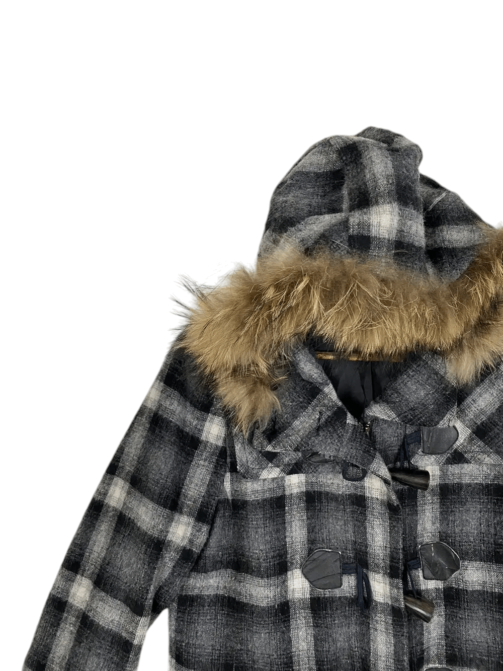 Japanese Brand Vintage Fur Wool Jacket Deshabille Size US S / EU 44-46 / 1 - 4 Thumbnail