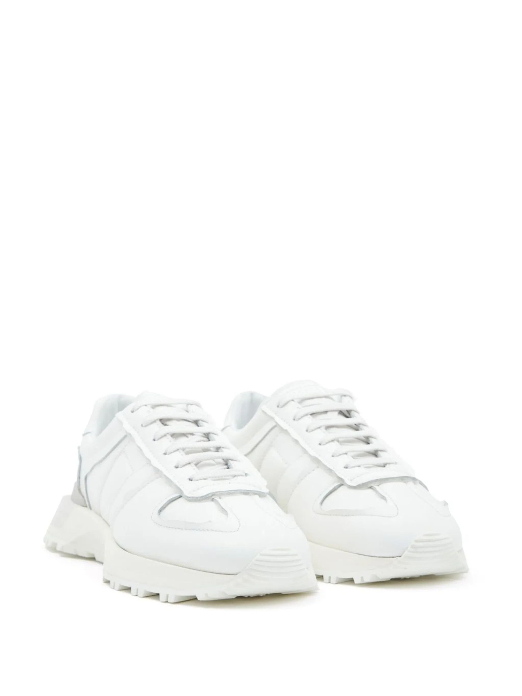 Maison Margiela oc11z0325 Seam-Detail Low-Top Sneakers in White Size US 11 / IT 41 - 2 Thumbnail