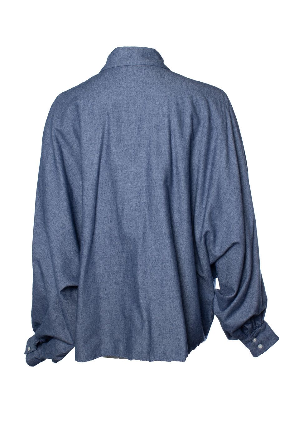 Other Sosue, blue oversized shirt with batt sleeves Size ONE SIZE - 2 Thumbnail