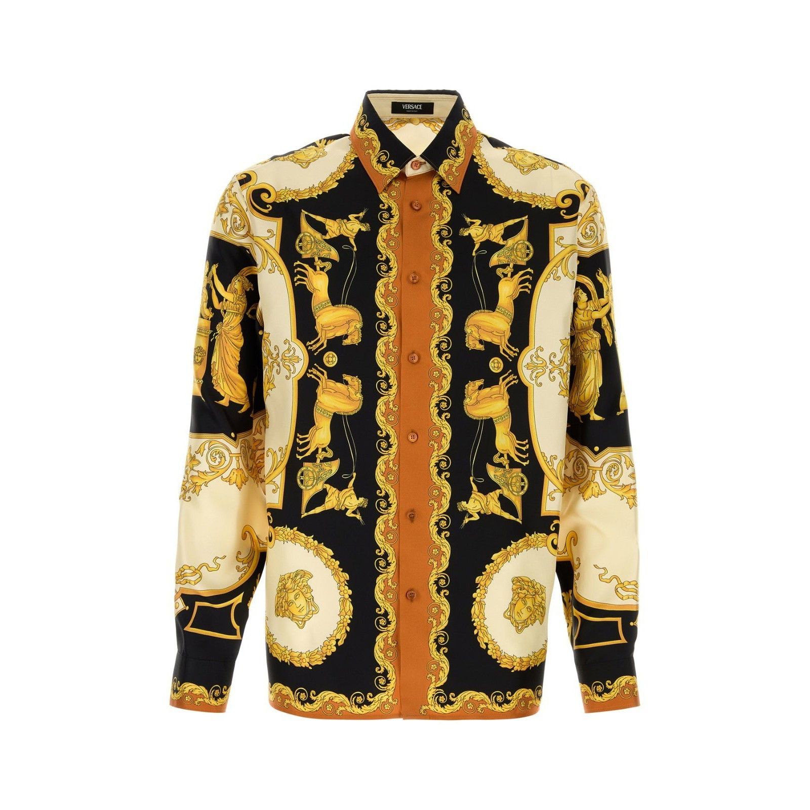 Versace VERSACE Silk Shirt New & Authentic (Men's size:M;) Size US M / EU 48-50 / 2 - 1 Thumbnail