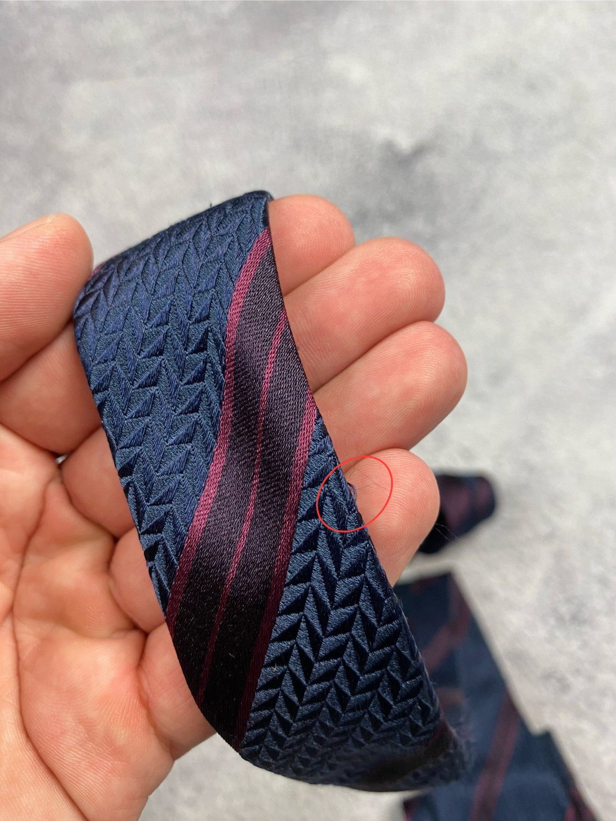 Canali Canali Striped Silk Tie Size ONE SIZE - 10 Thumbnail