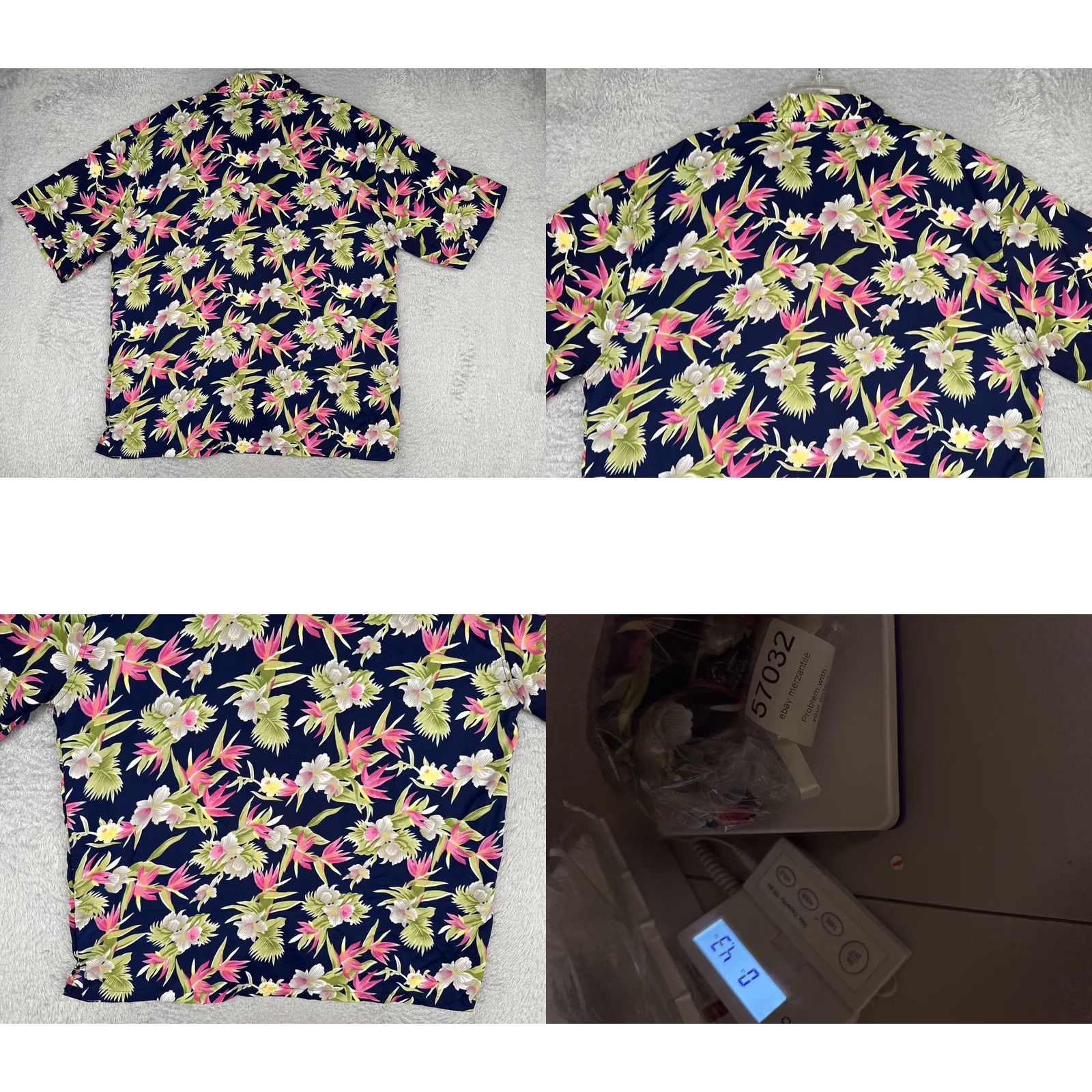 CO Pacific & Co Shirt Mens 2XL Multicolor Short Sleeve Hawaiian Floral Button Up Size US XXL / EU 58 / 5 - 9 Thumbnail