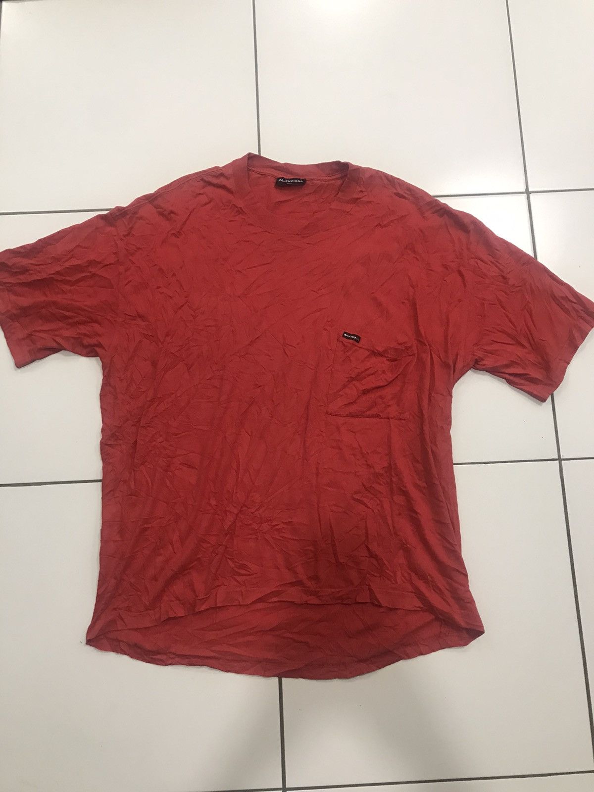 Balenciaga Balenciaga Tshirt Single Pockets Size US XL / EU 56 / 4 - 1 Thumbnail