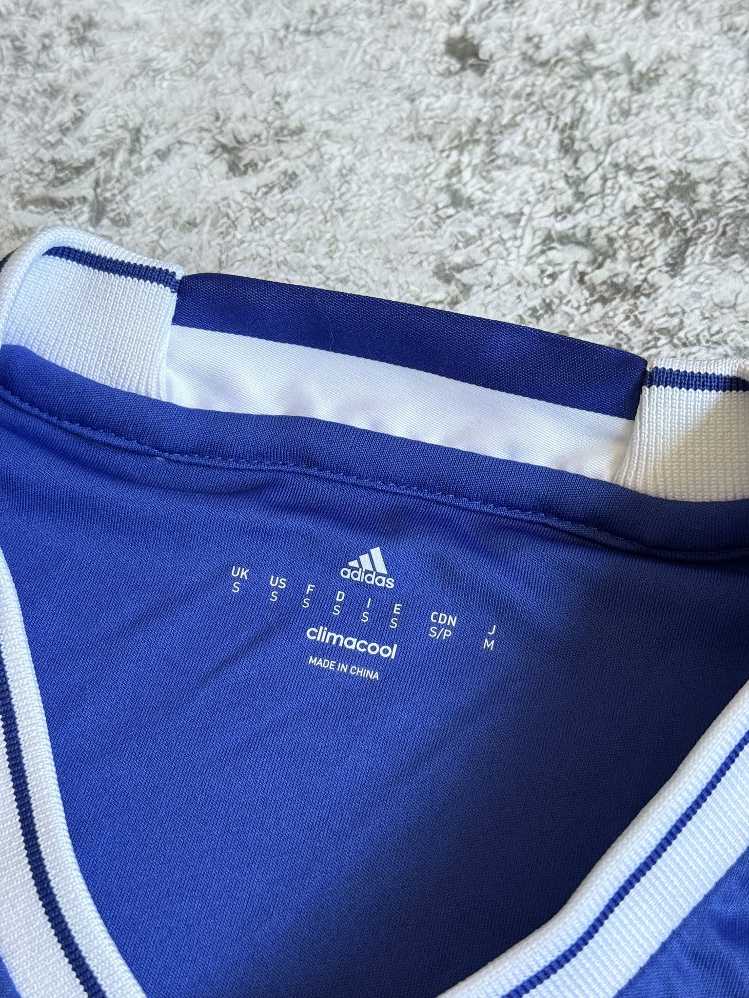 Adidas CHELSEA 2016 2017 HOME FOOTBALL SHIRT SOCCER JERSEY ADIDAS S Size US S / EU 44-46 / 1 - 3 Thumbnail
