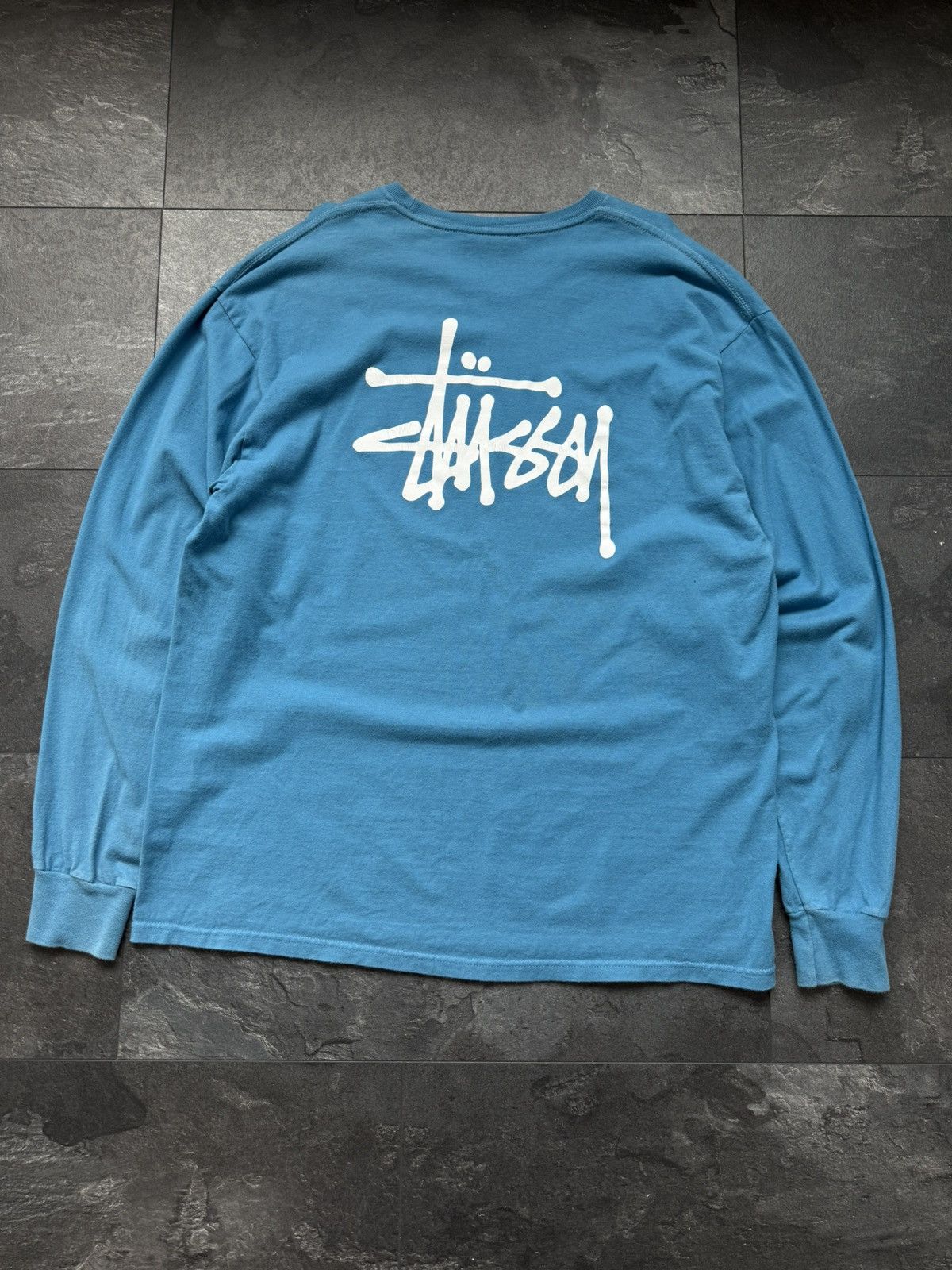 Streetwear × Stussy × Vintage Vintage stussy big logo long sleeve Size US XL / EU 56 / 4 - 9 Thumbnail