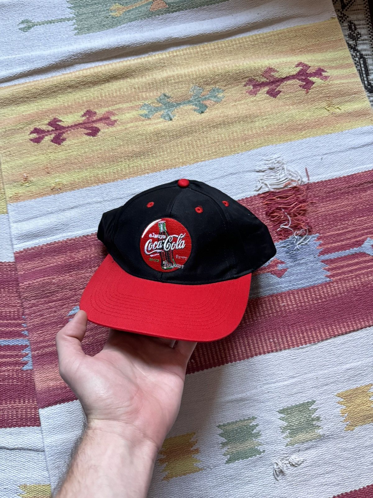 Vintage Vintage 90’s Coca-Cola American Classic Drink Hat Size ONE SIZE - 1 Thumbnail