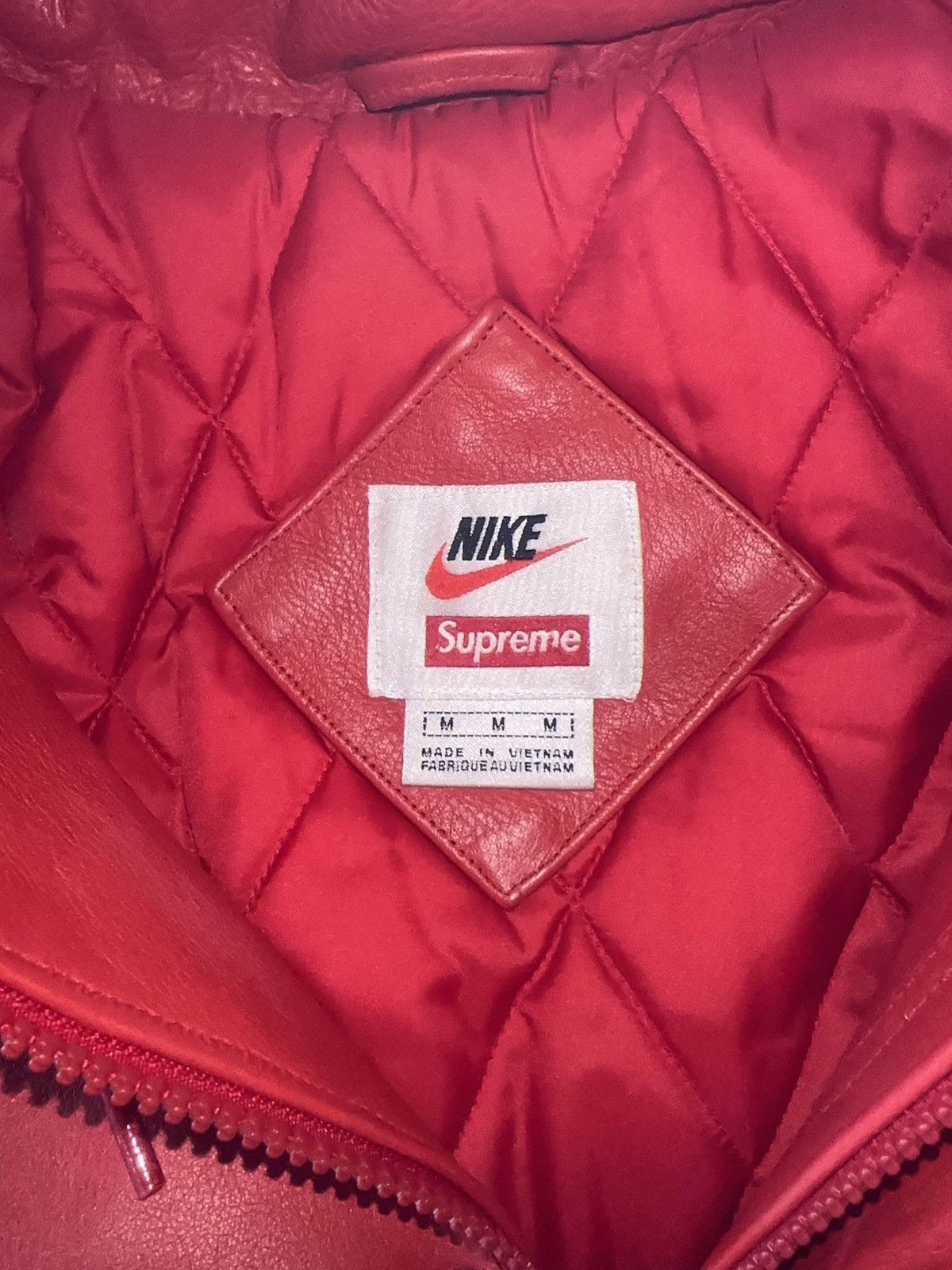 Nike × Supreme Supreme FW19 Nike Leather Anorak Size US M / EU 48-50 / 2 - 5 Thumbnail