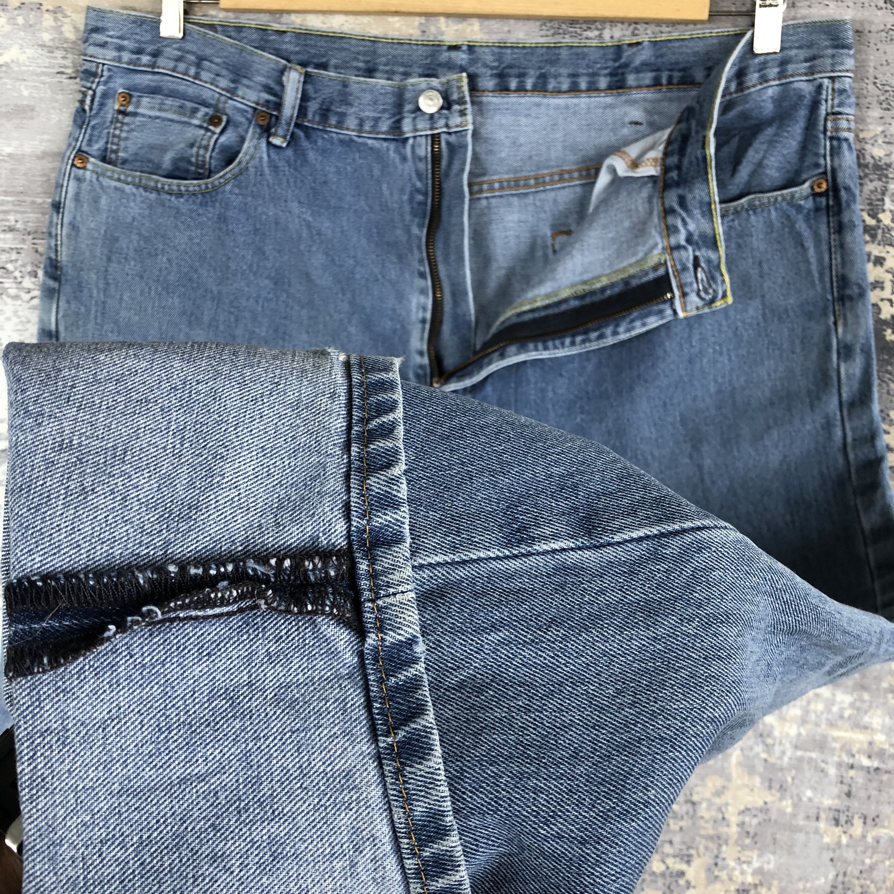 Levi's Vintage Levis 505 Faded Washed Jeans Levi's Denim Size US 42 / EU 58 - 8 Thumbnail