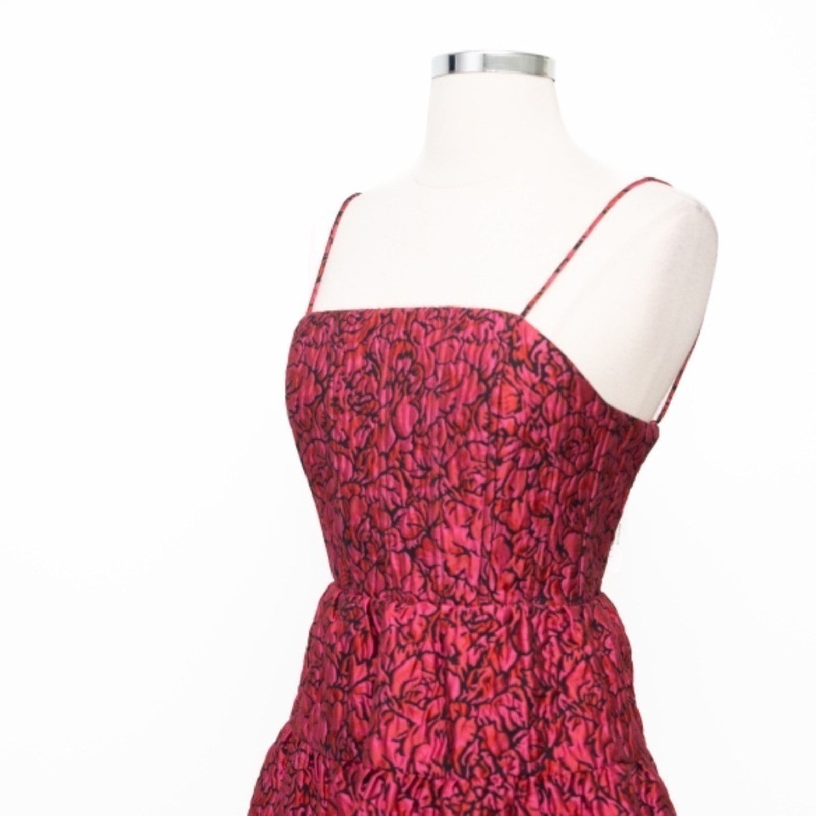 Alice + Olivia ALICE + OLIVIA. Jamila Fit-&-Flare Dress. Size XS / US 0-2 / IT 36-38 - 8 Thumbnail