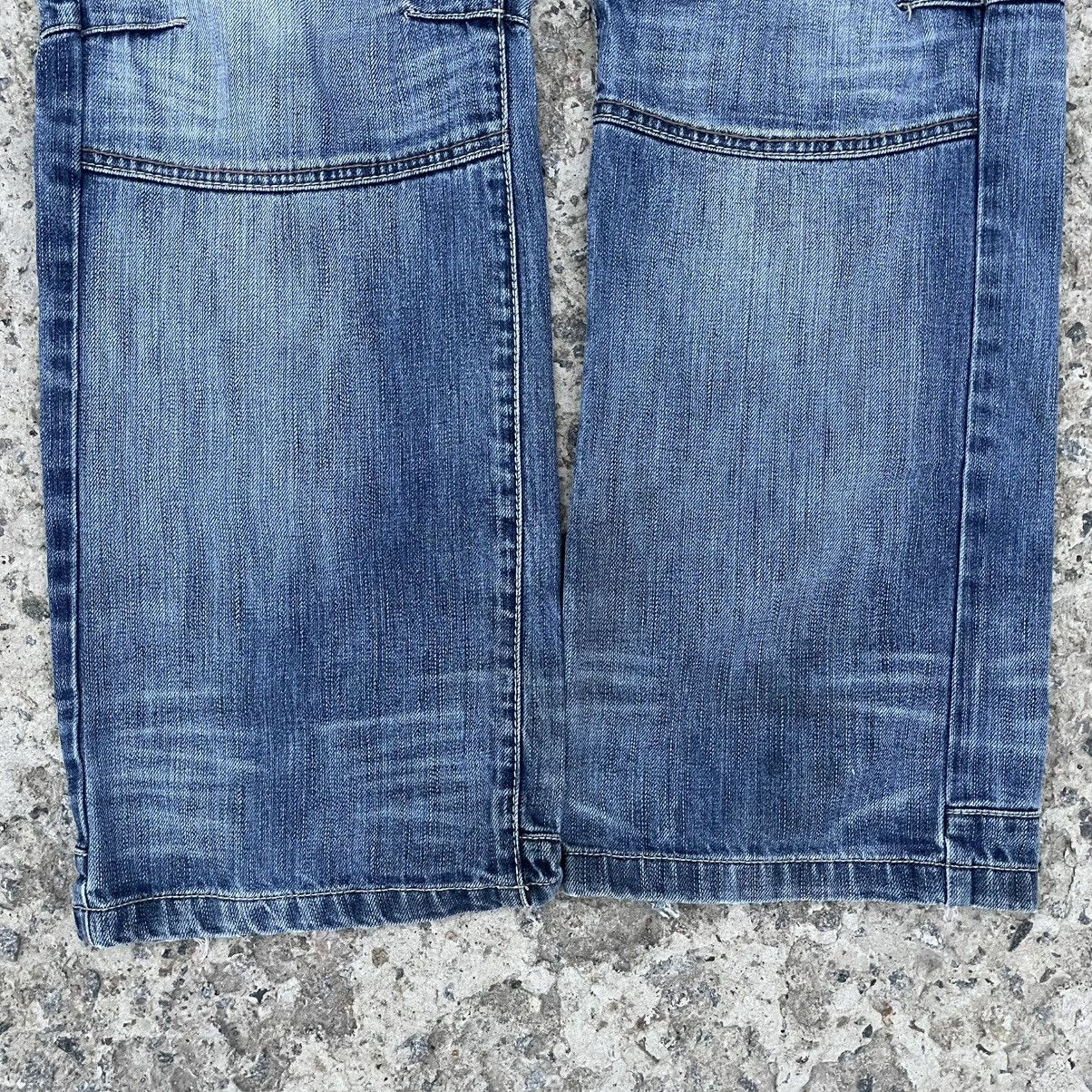 CCP (Crazy Character Print) Vintage Crazy Fit Jeans Mish Mash Double Knee Y2K 00s Size US 32 / EU 48 - 5 Thumbnail