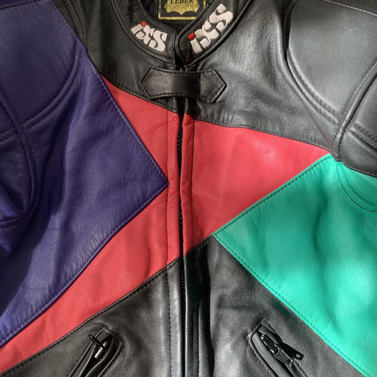 Vintage Vintage IXS Moto Racing Leather Jacket Size US S / EU 44-46 / 1 - 12 Thumbnail
