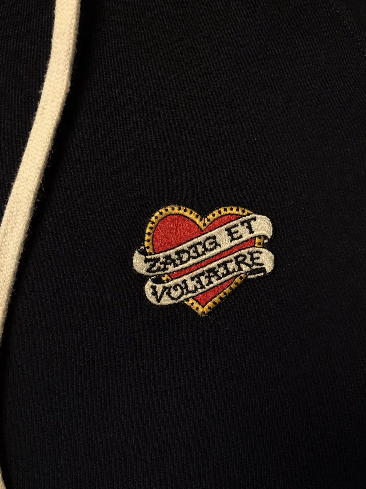 Designer × Vintage × Zadig & Voltaire Zadig & Voltaire Clipper small heart hoodie Size US M / EU 48-50 / 2 - 4 Thumbnail
