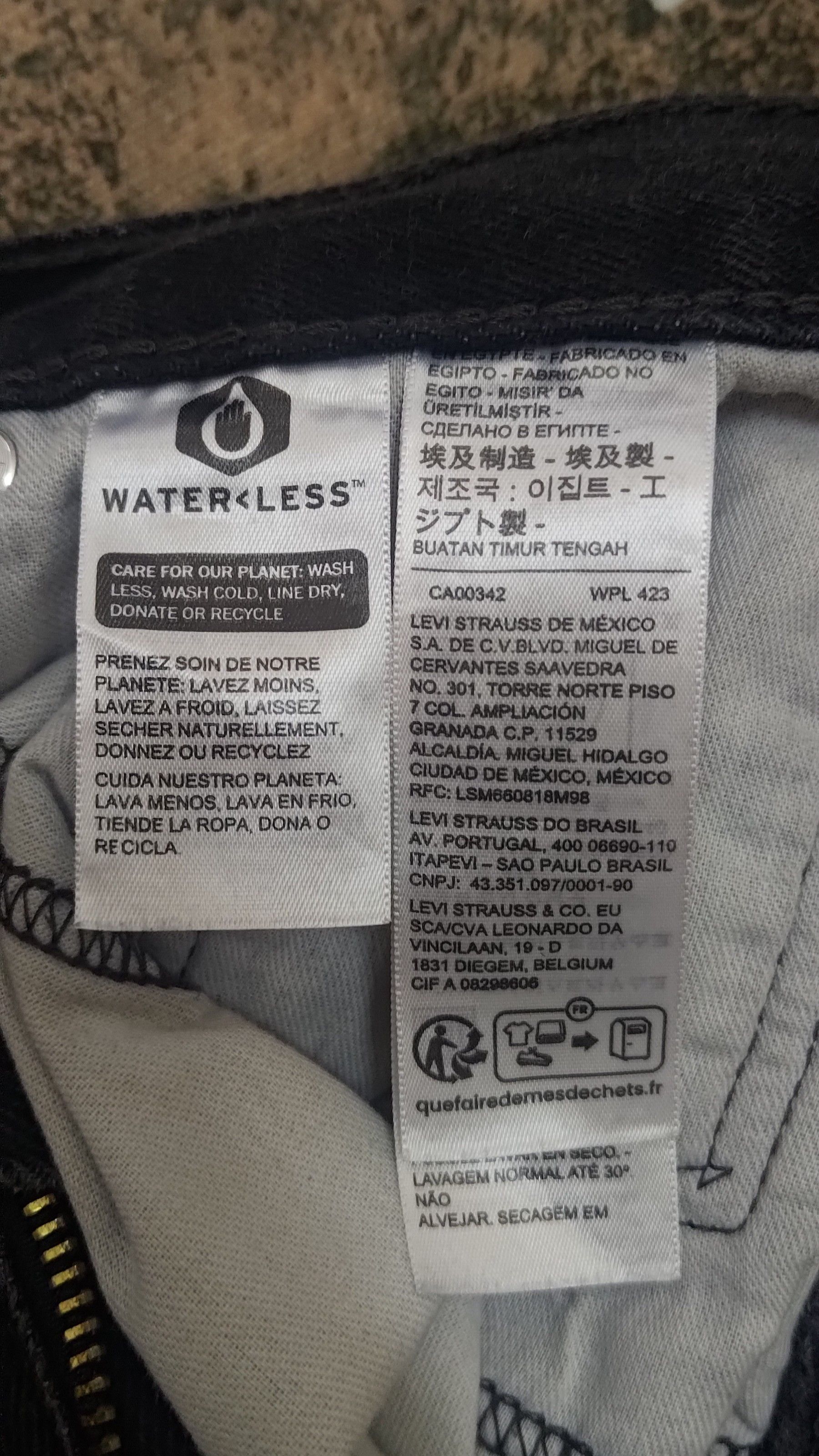 Levi's Levi's 505 W35 L32 Black Denim Size US 37 - 10 Thumbnail