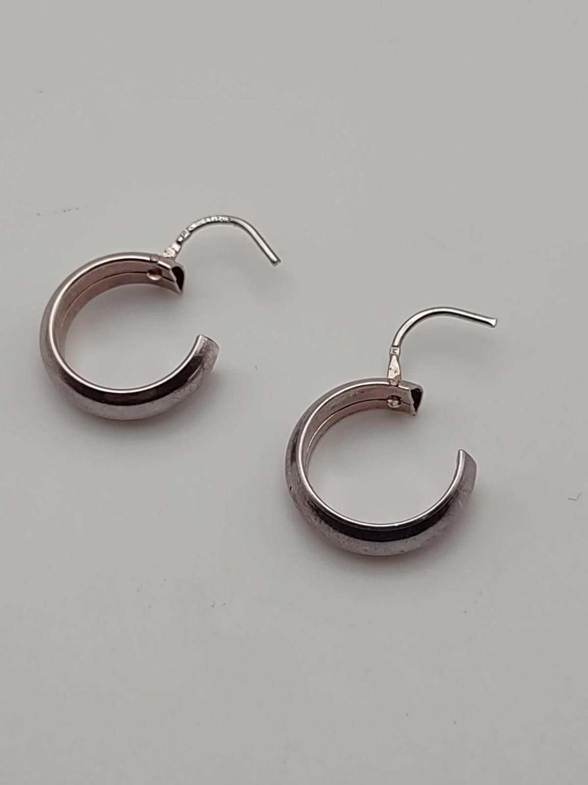 Sterling Silver Sterling Silver 925 Small Hinged Hoop Huggie Earrings Size ONE SIZE - 2 Thumbnail