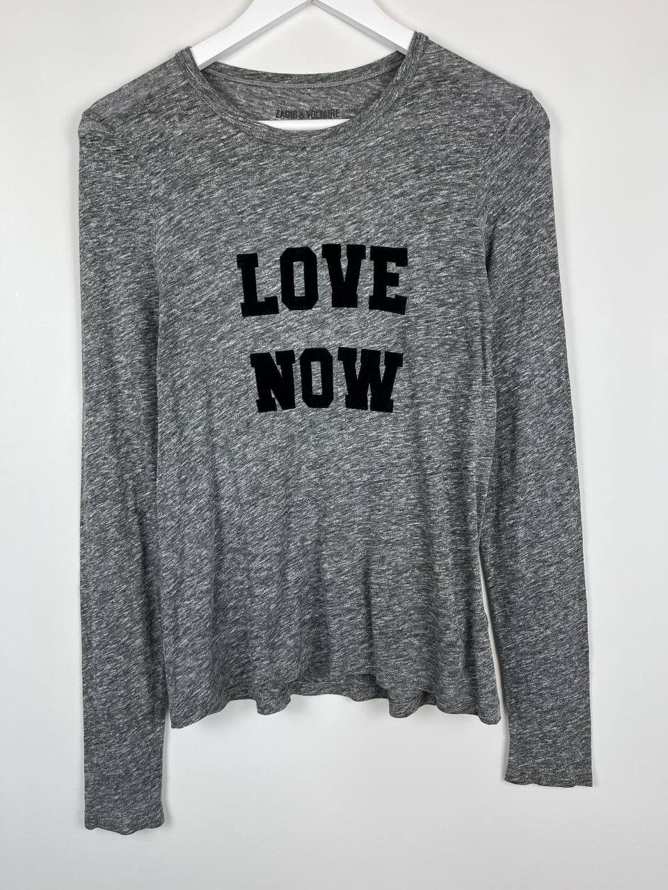 Zadig & Voltaire Zadig & Voltaire WILLY CHINE Love Now Long Sleeve Size XS / US 0-2 / IT 36-38 - 1 Thumbnail