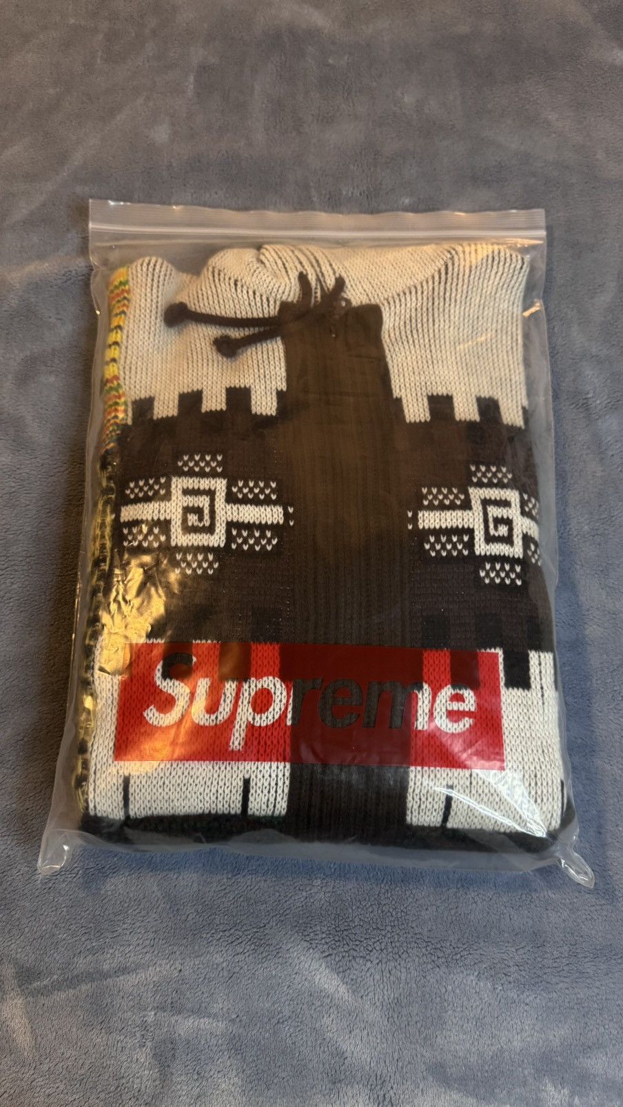 Supreme Supreme Patchwork Zip Up Hooded Sweater Brown Size US XXL / EU 58 / 5 - 2 Thumbnail