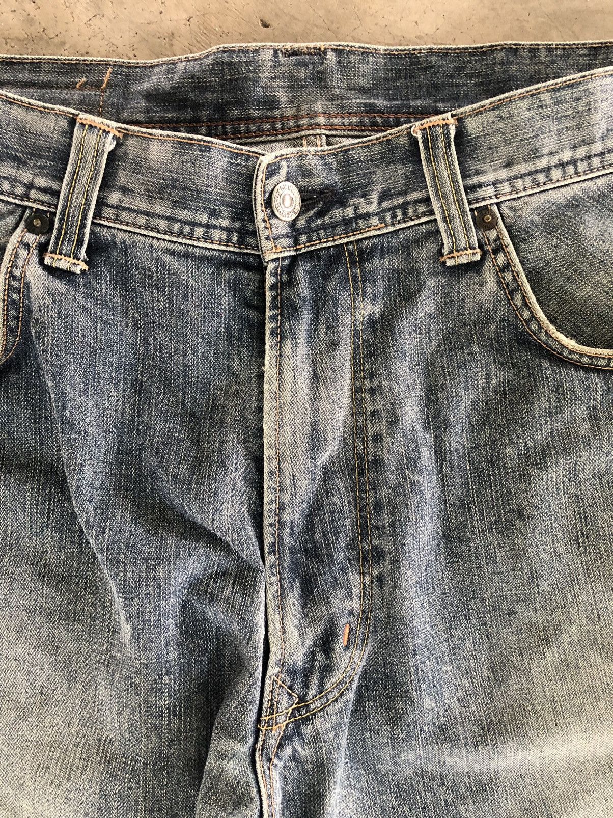 Edwin Vintage Edwin BAGGY Jeans Rusty Faded Denim Pants Size US 37 - 12 Thumbnail
