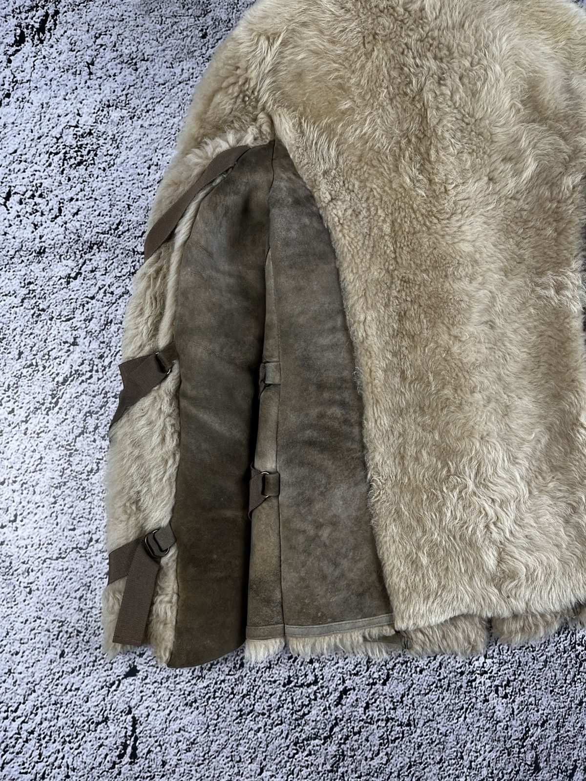 Japanese Brand Vintage Y2K leather fur shearling sheepskins coat jacket 00s Size M / US 6-8 / IT 42-44 - 10 Thumbnail