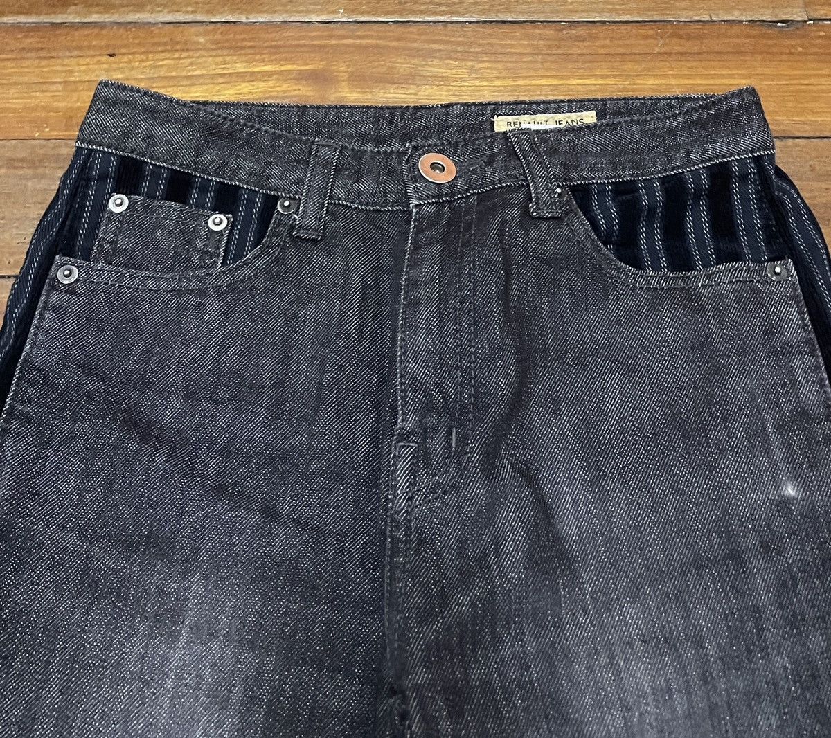 If Six Was Nine × Japanese Brand × Vintage Very Rare Vintage Japanese Brand Renault Flared Jeans 1990s Size US 29 - 3 Thumbnail