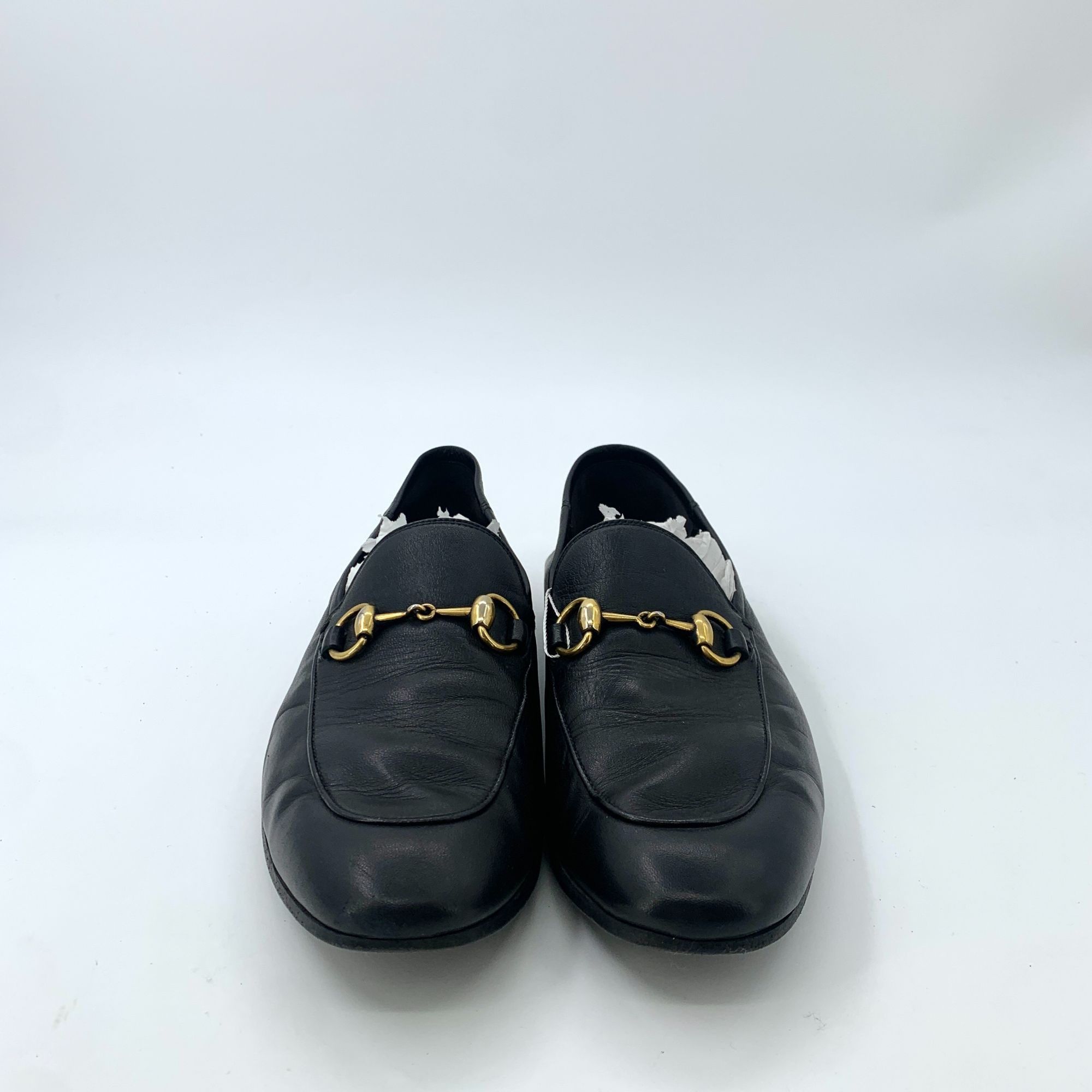 Gucci Q11157 Gucci Black Leather Horsebit Loafers Size US 10.5 / IT 40.5 - 3 Thumbnail