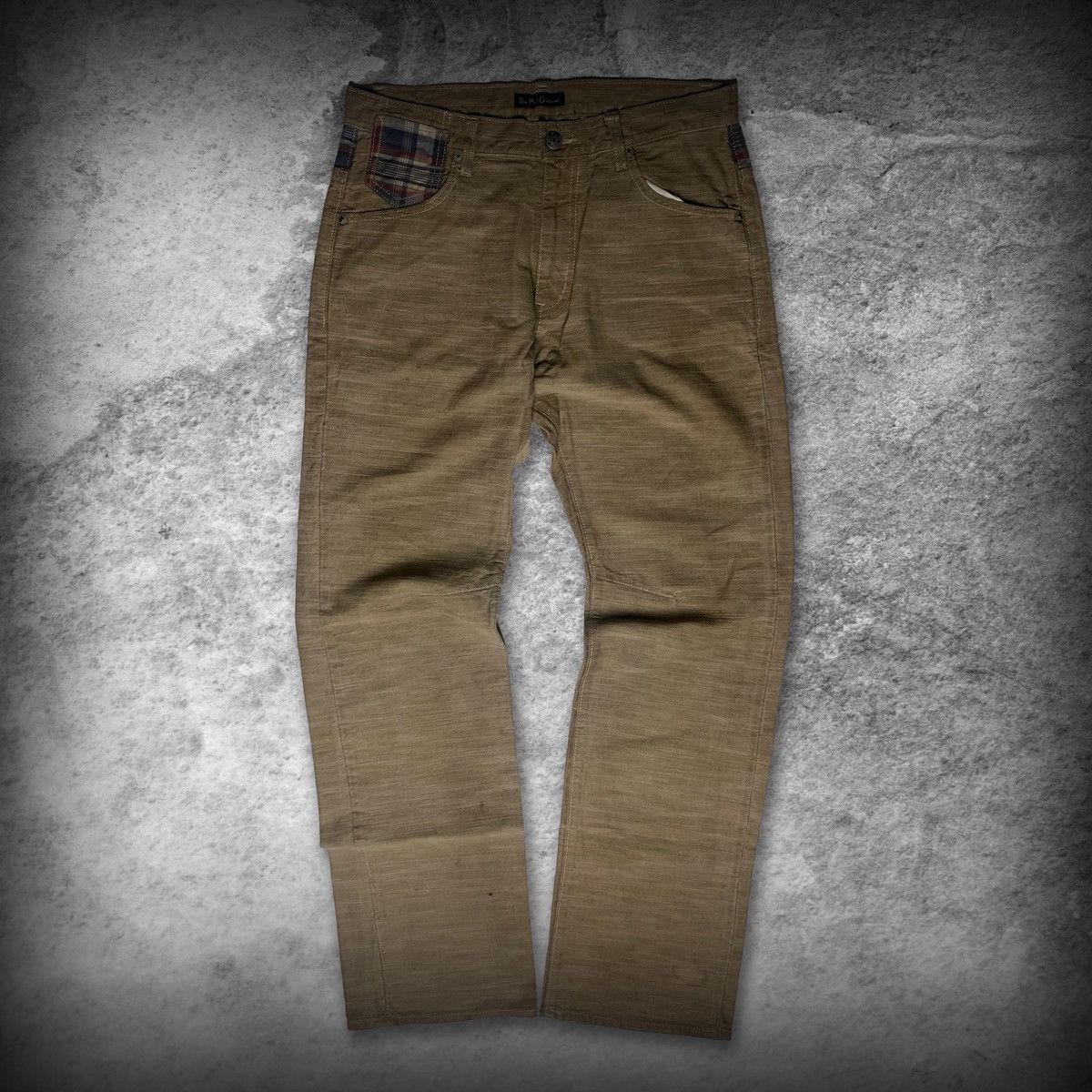 Japanese Brand The MAD Elemental Plaid Pocket Work Pants Size US 33 - 1 Thumbnail