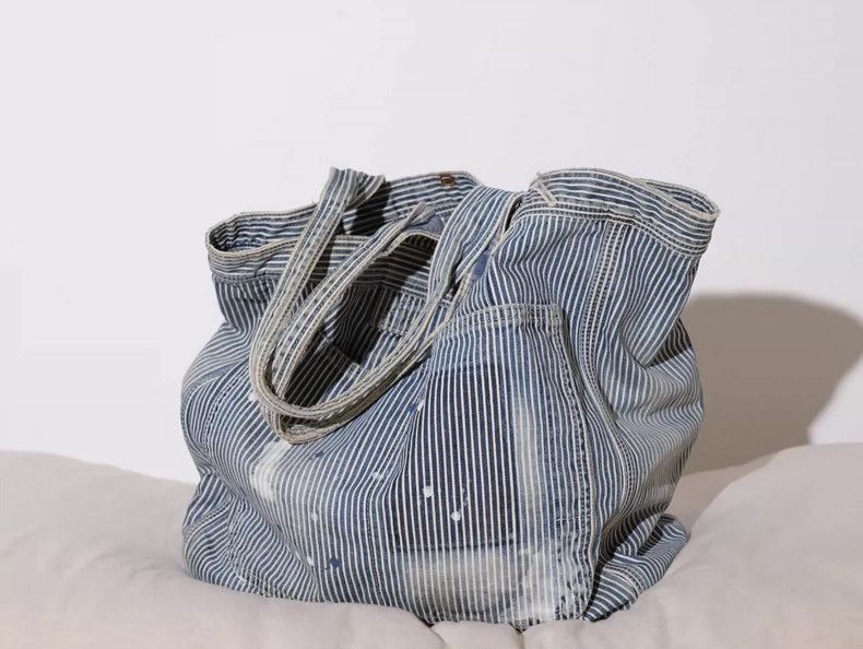 Porter Classic Porter Classic Boro Stripe Tote Bag-2508 Size ONE SIZE - 1 Thumbnail
