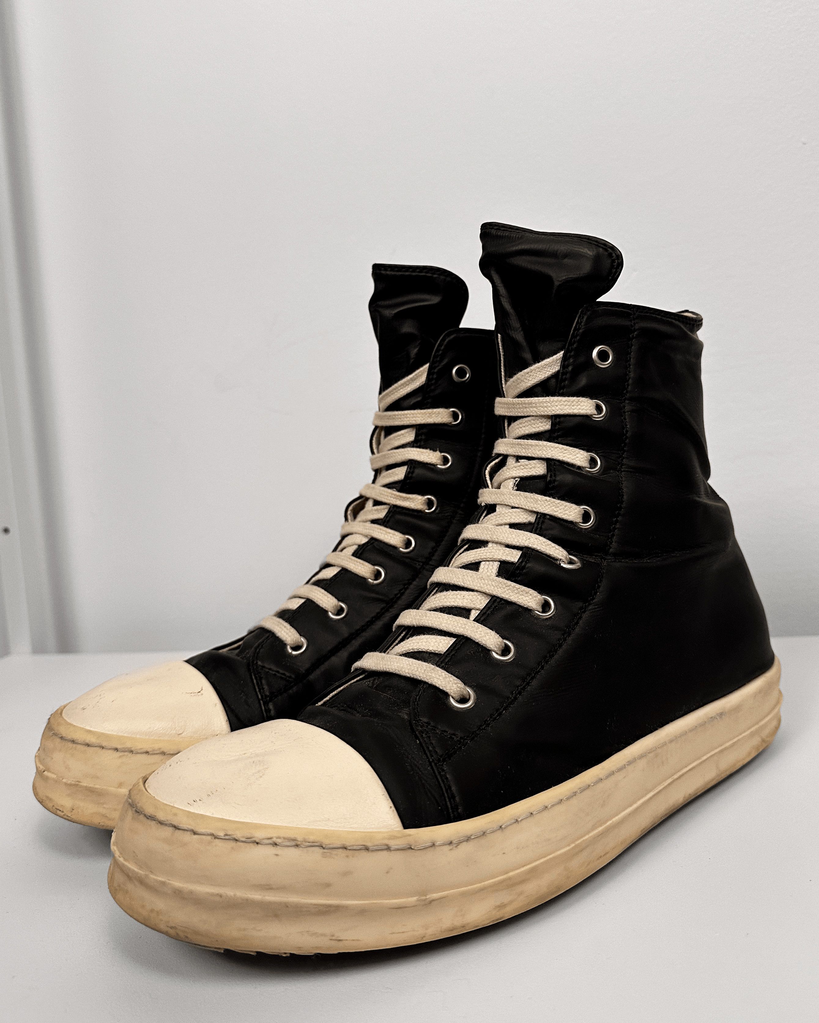 Rick Owens Rick Owens Drkshdw Vegan Leather Ramones Size US 10 / EU 43 - 5 Thumbnail
