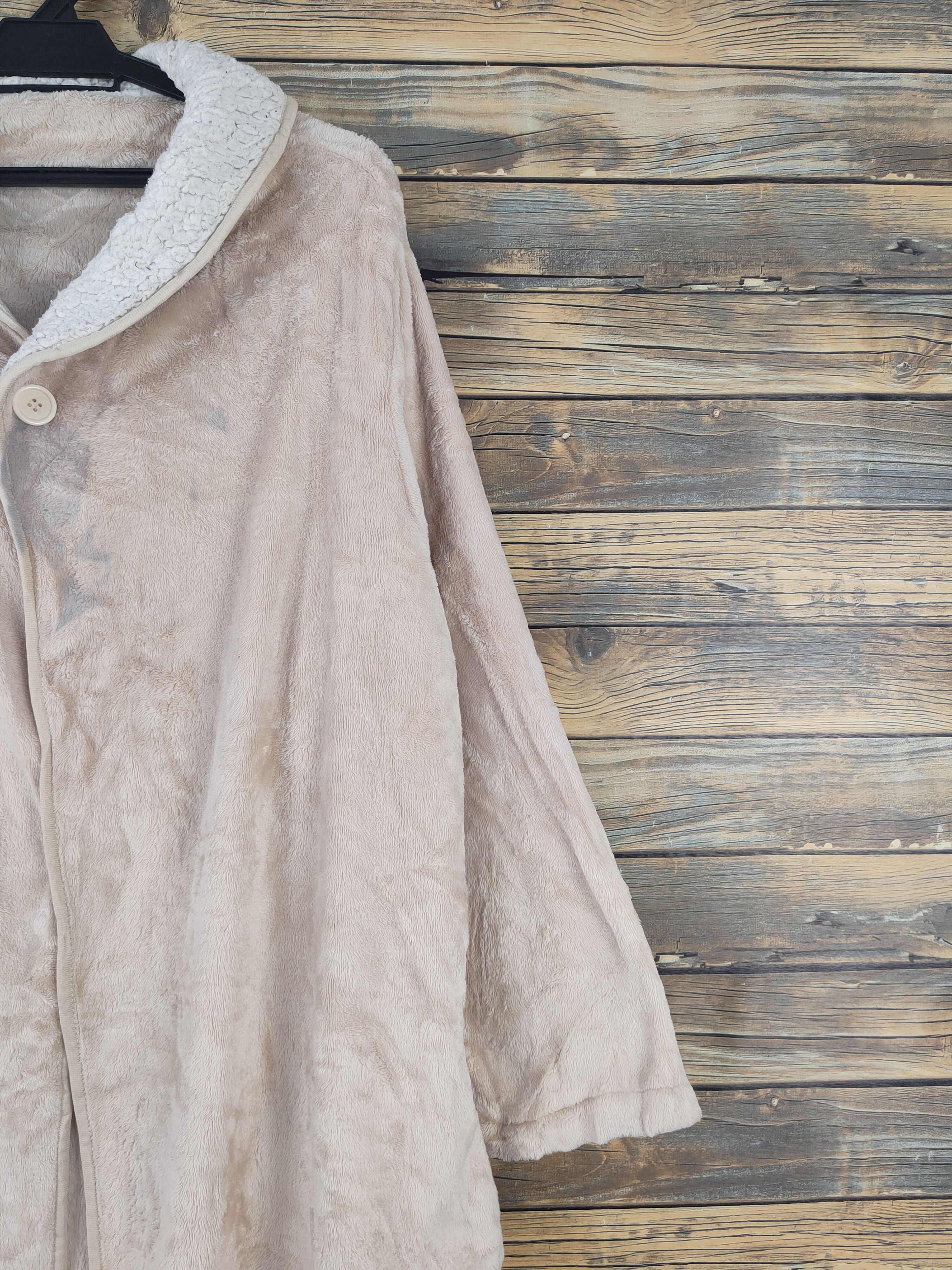 Japanese Brand × TANAKA × Vintage Tanaka Light Brown Fur Mohair Vintage Bathrobe Size L / US 10 / IT 46 - 5 Thumbnail